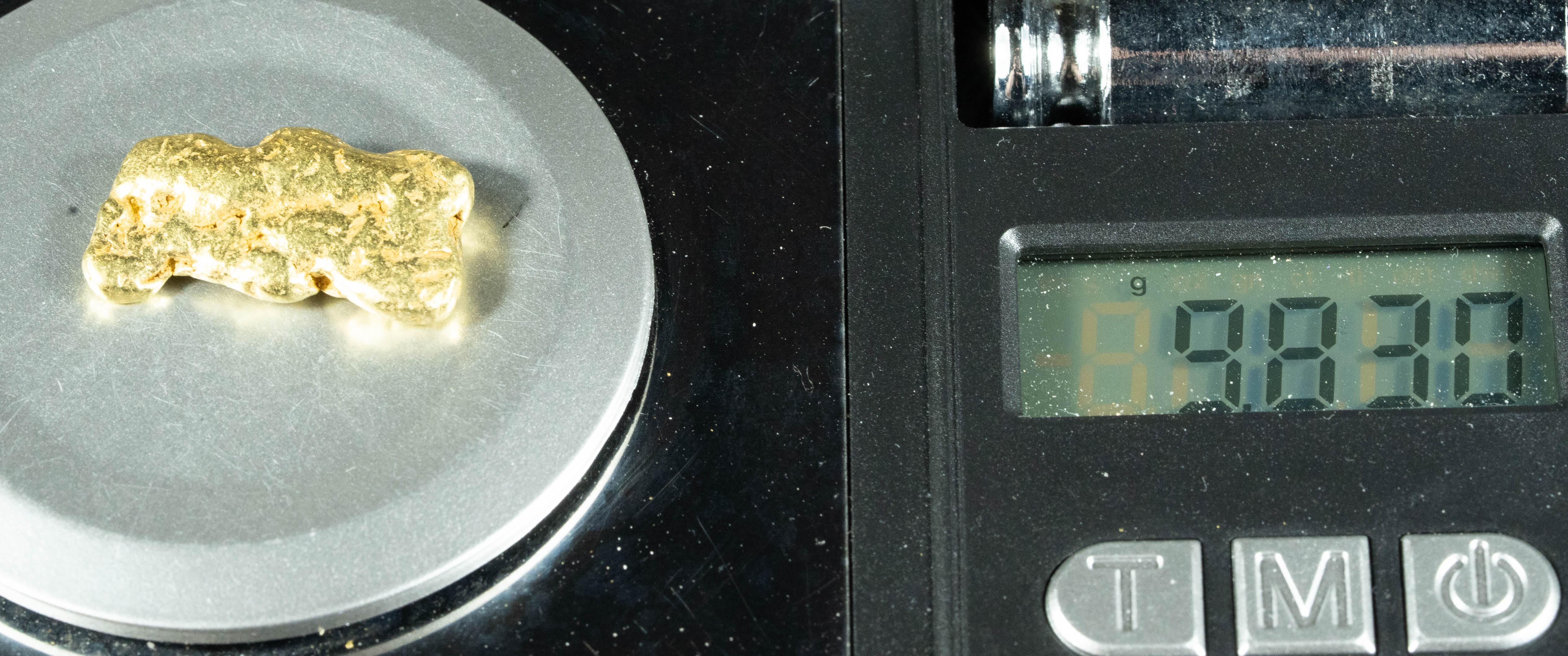 #540 Alaskan BC Natural Gold Nugget 9.83 Grams Genuine