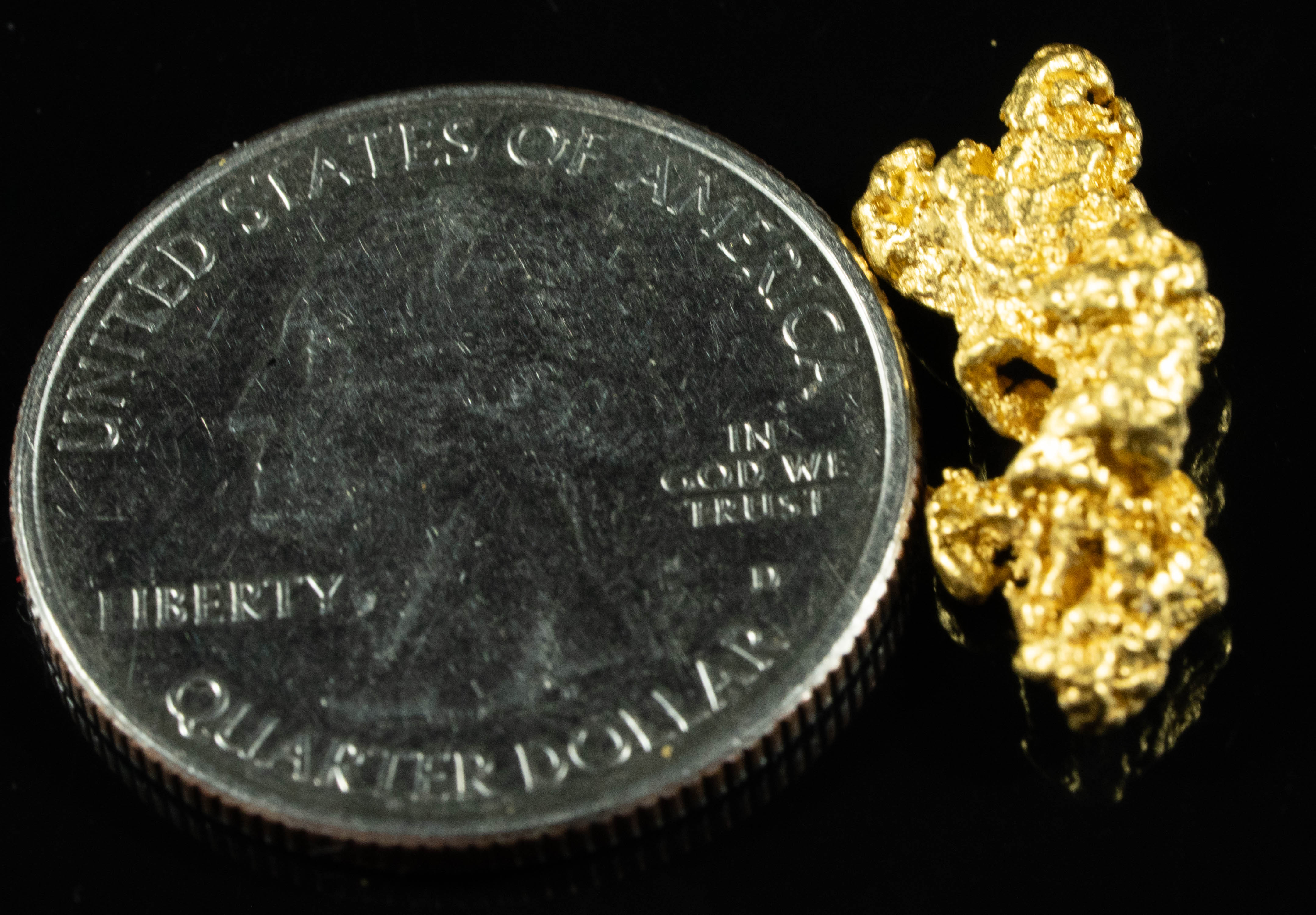 #947 Natural Gold Nugget Australian 3.48 Grams Genuine