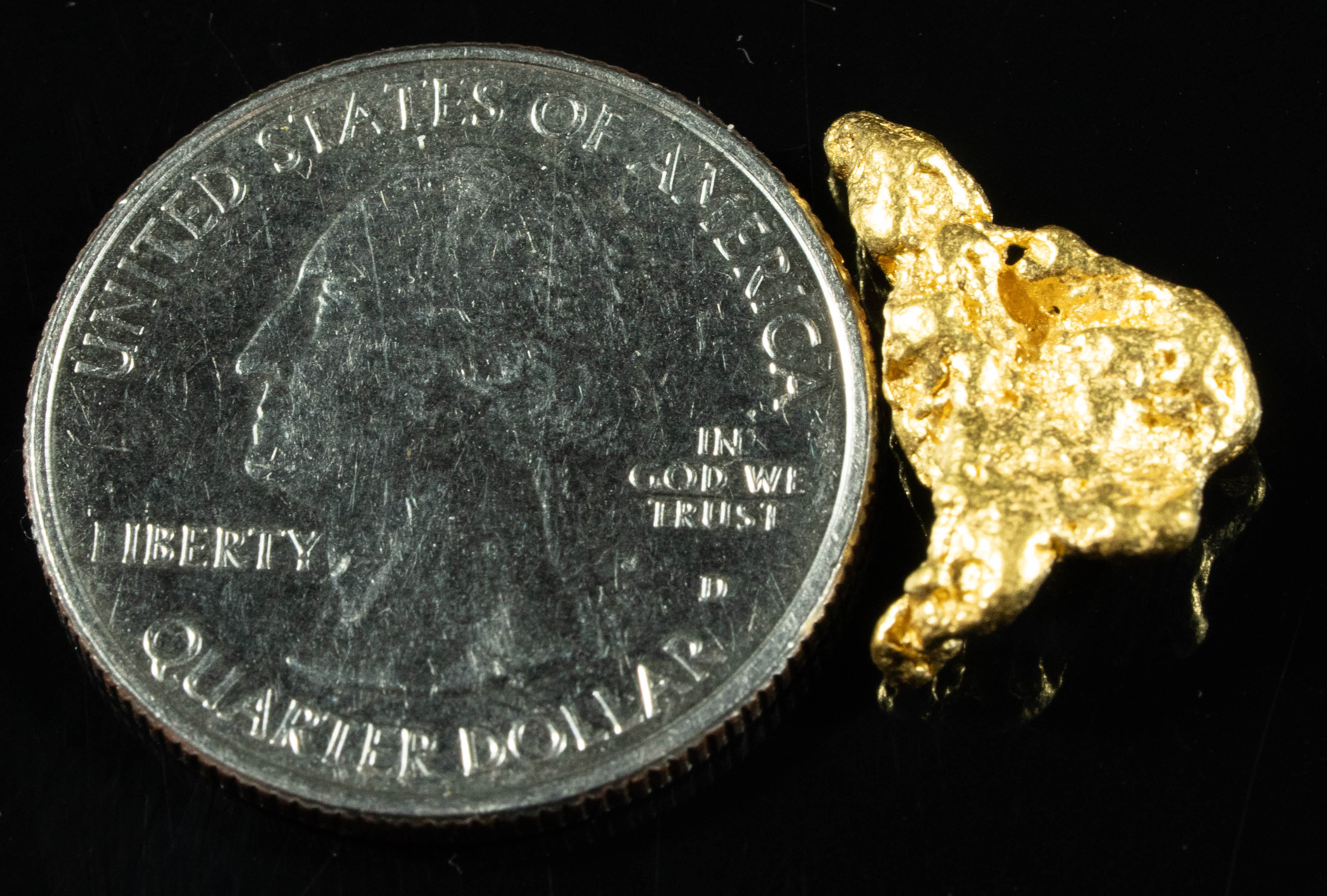 #951 Natural Gold Nugget Australian 3.94 Grams Genuine