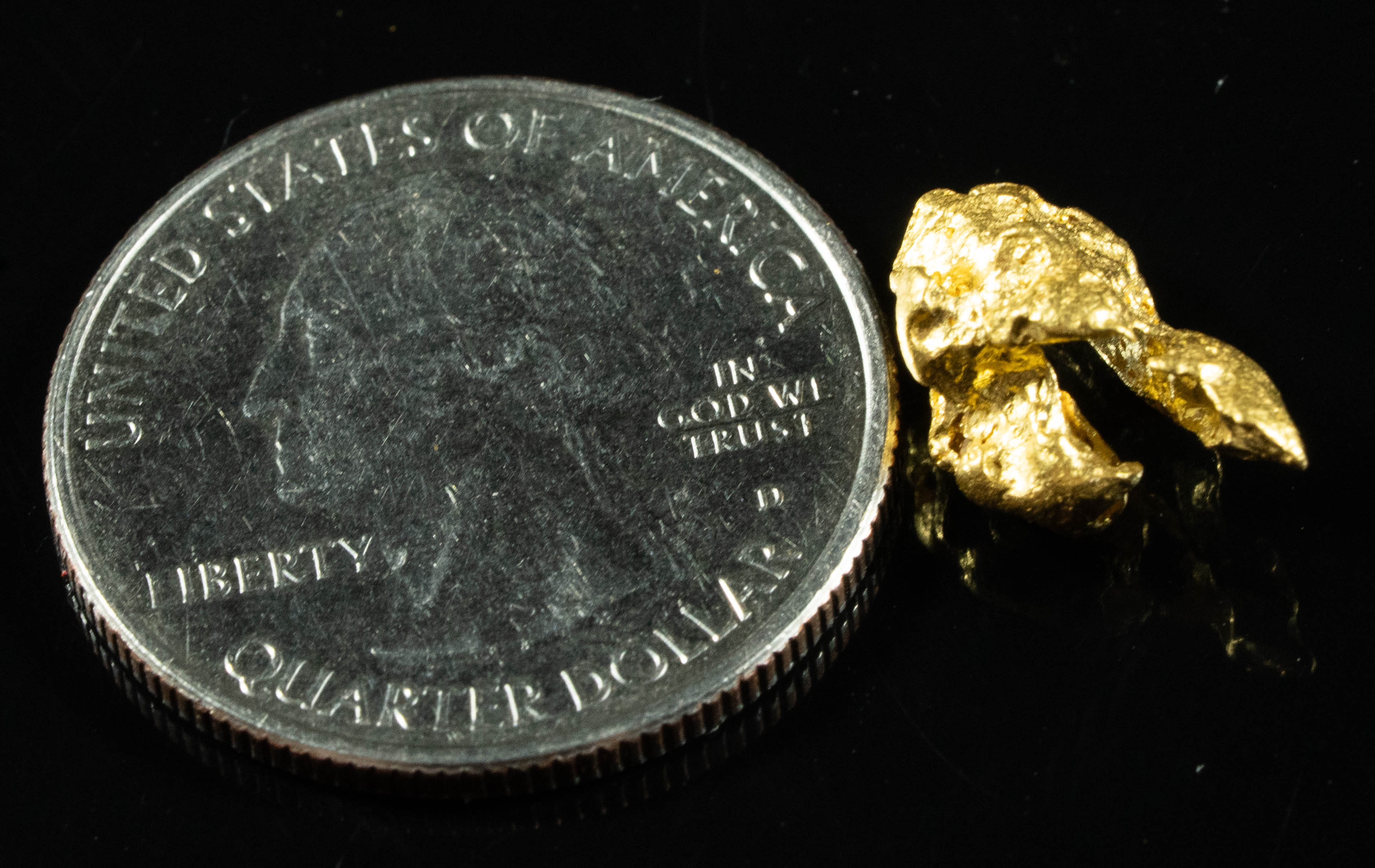 #956 Natural Gold Nugget Australian 2.44 Grams Genuine