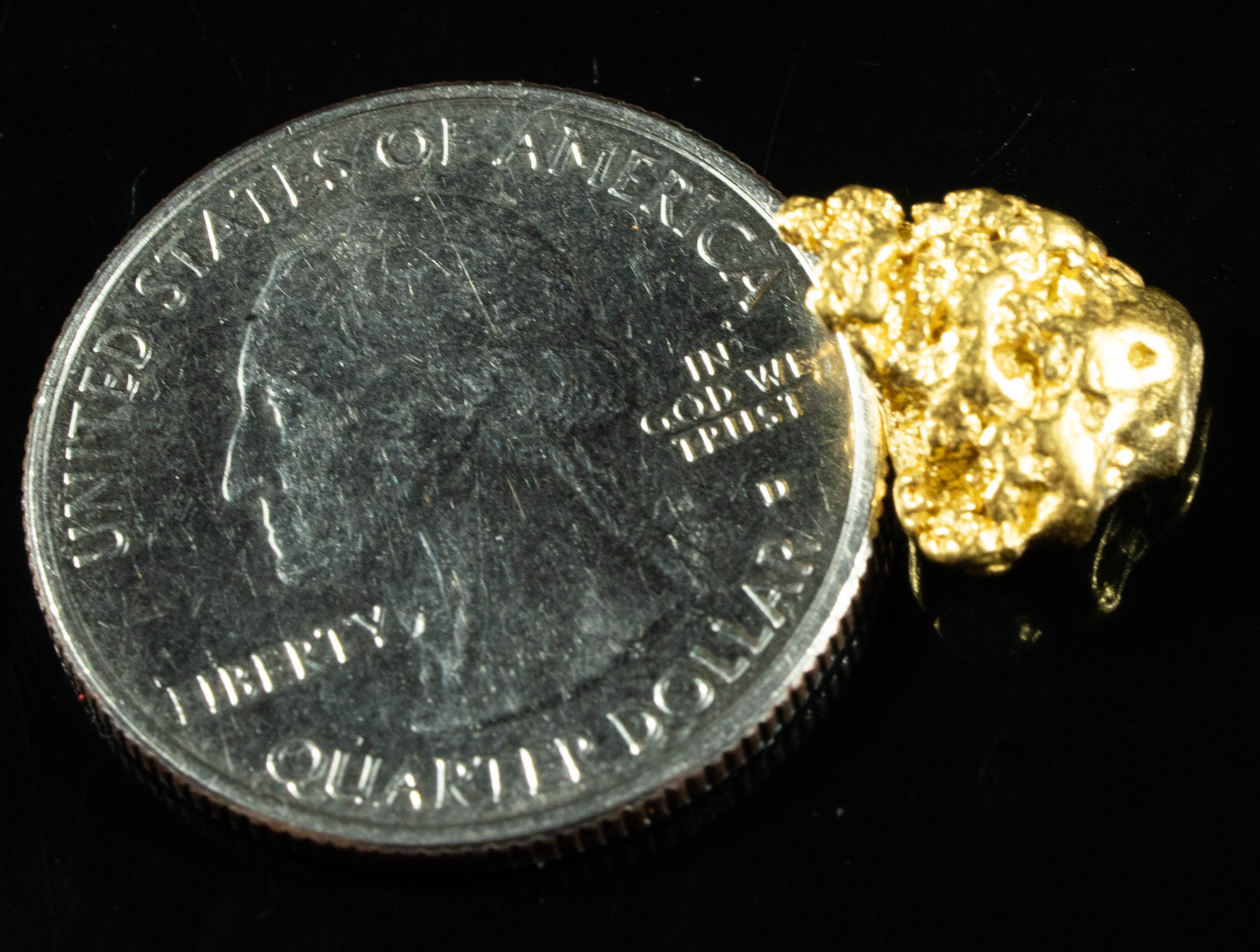 #958 Natural Gold Nugget Australian 4.21 Grams Genuine