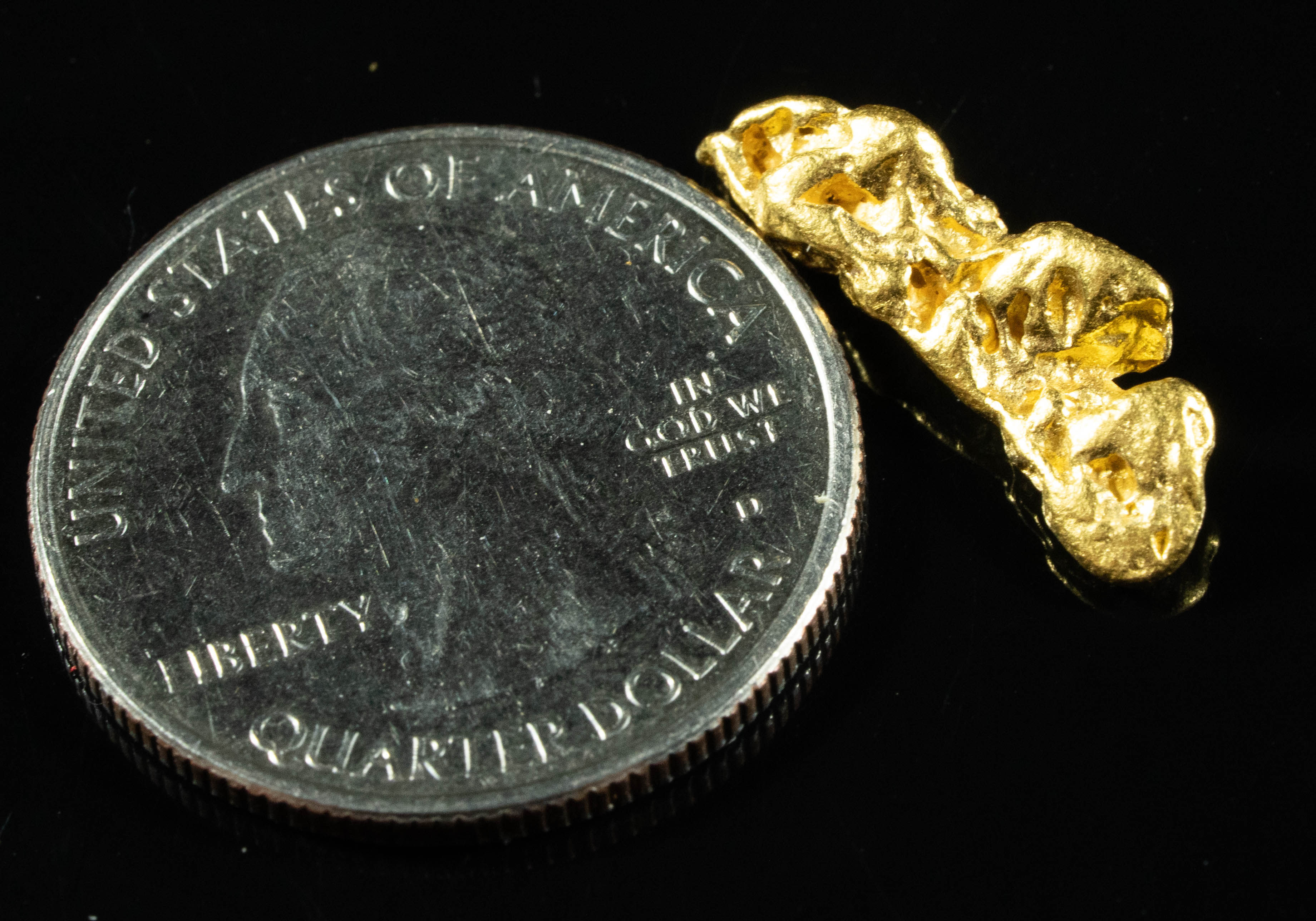 #959 Natural Gold Nugget Australian 3.40 Grams Genuine