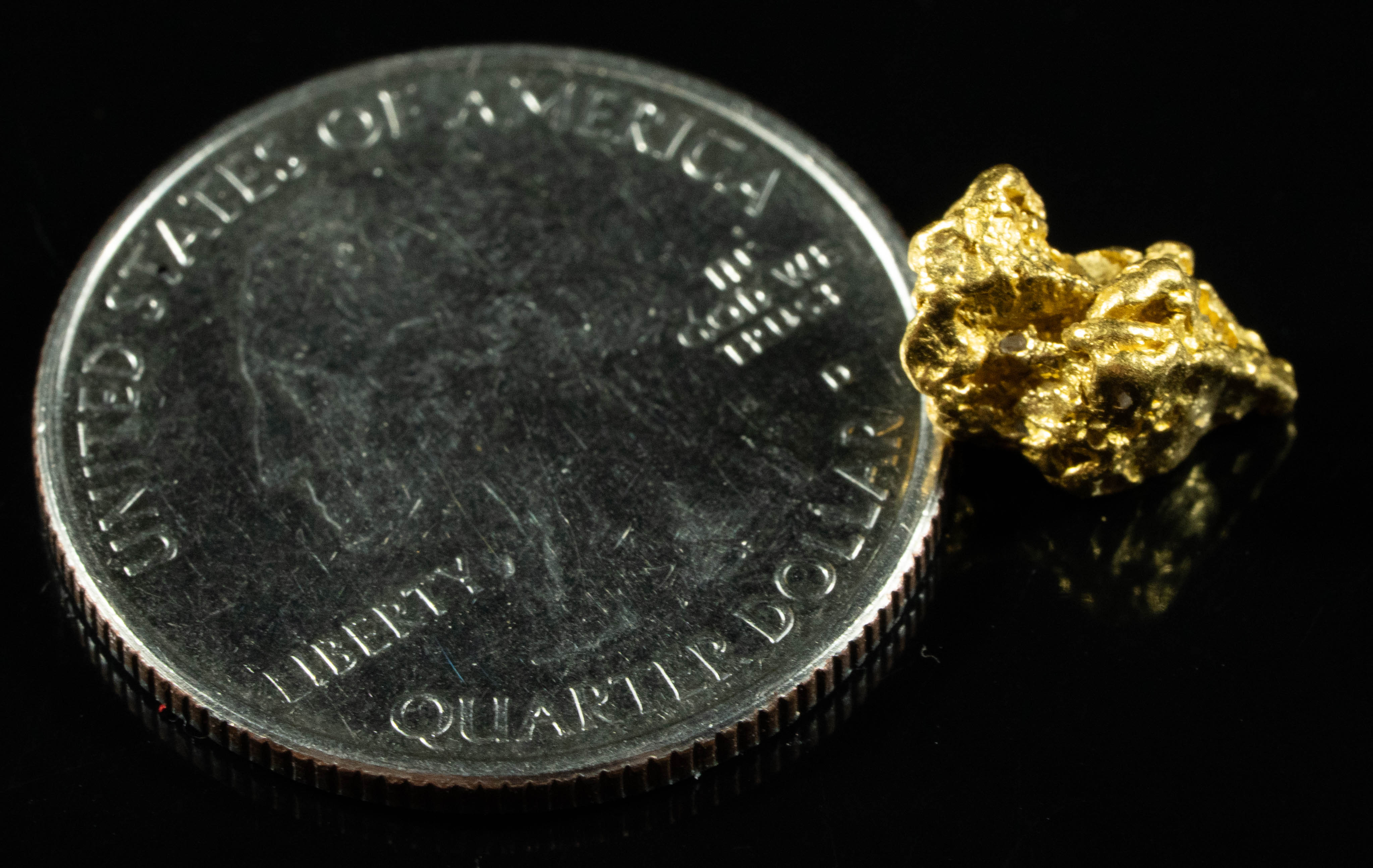 #961 Natural Gold Nugget Australian 2.47 Grams Genuine