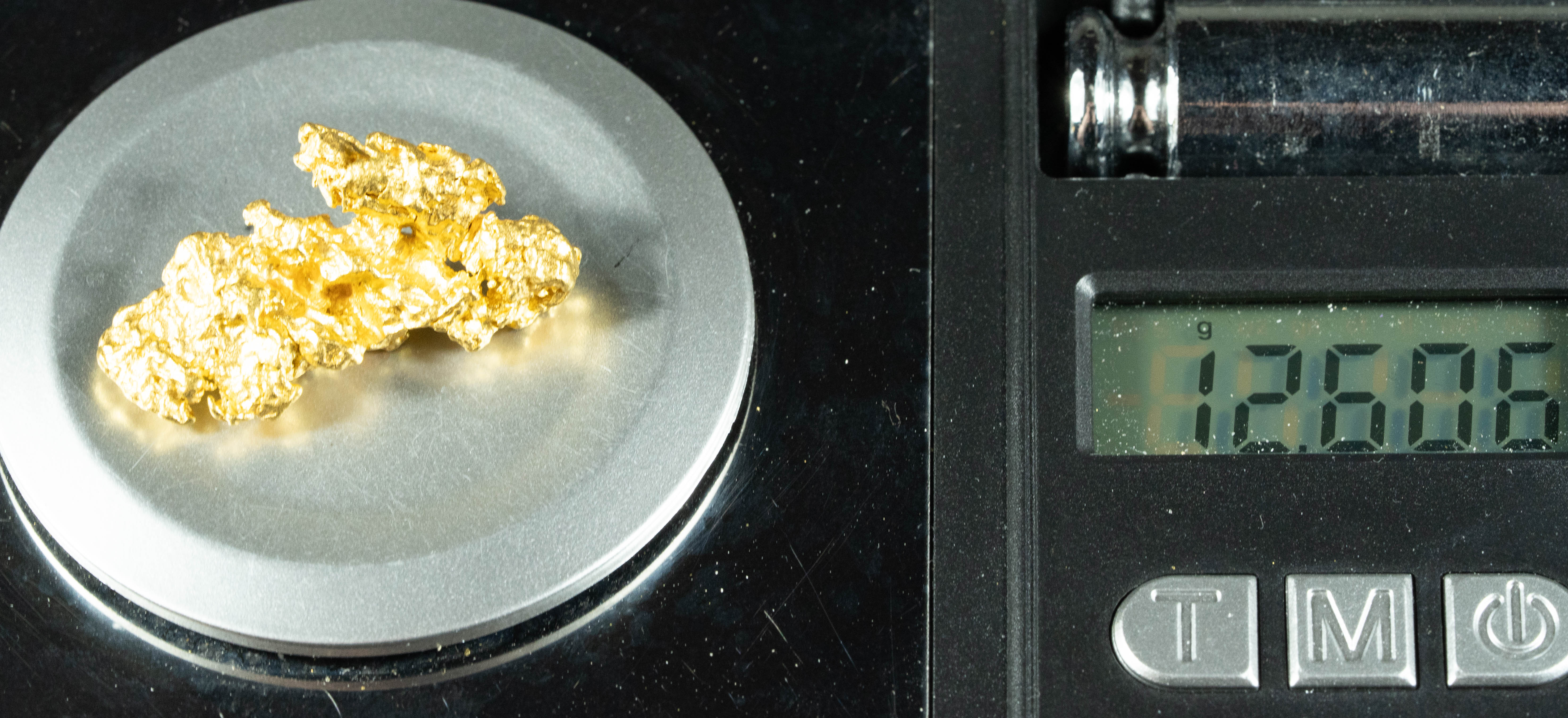 #1199 Natural Gold Nugget Australian 12.60 Grams Genuine