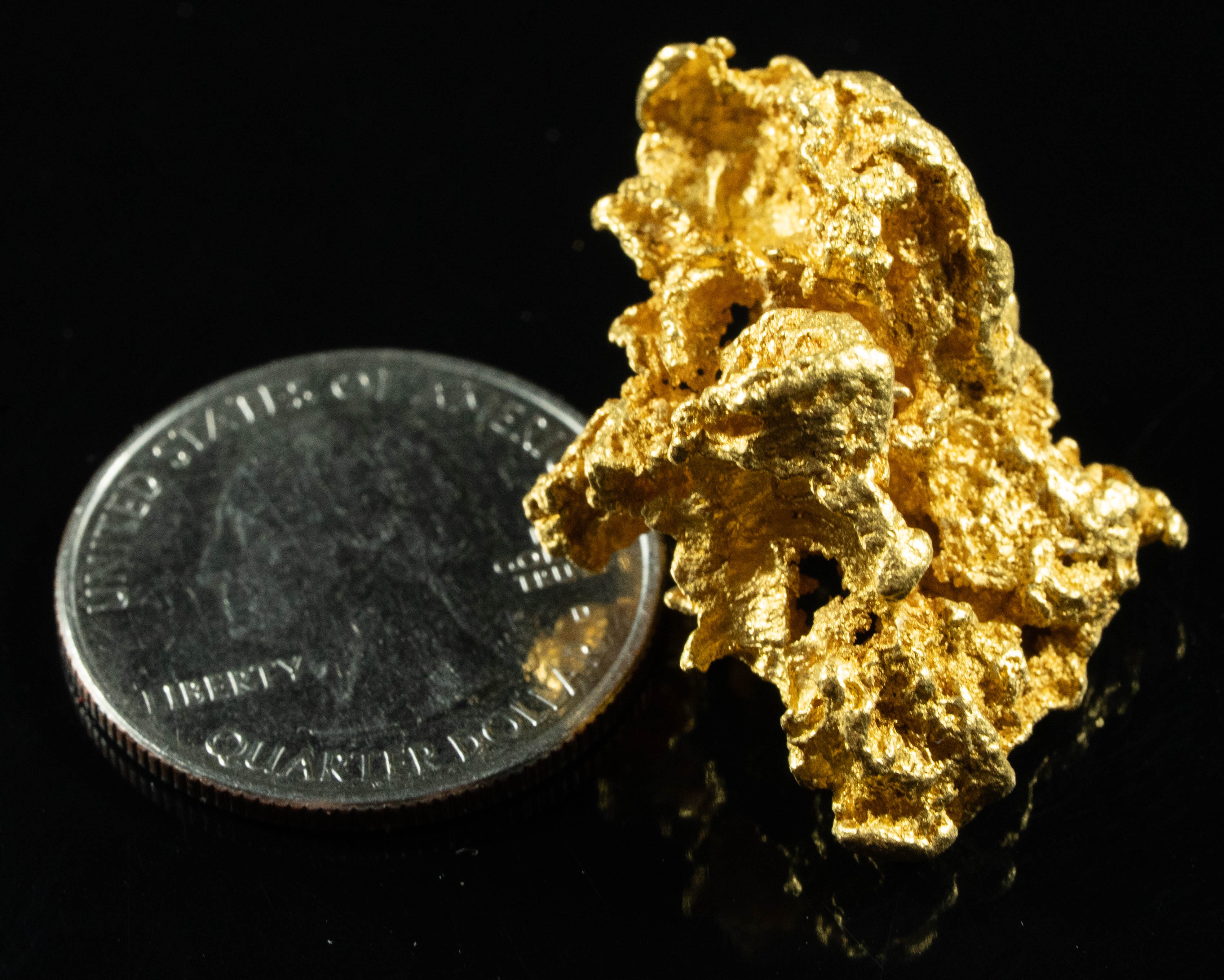 #1228 Natural Gold Nugget Australian 22.17 Grams Genuine