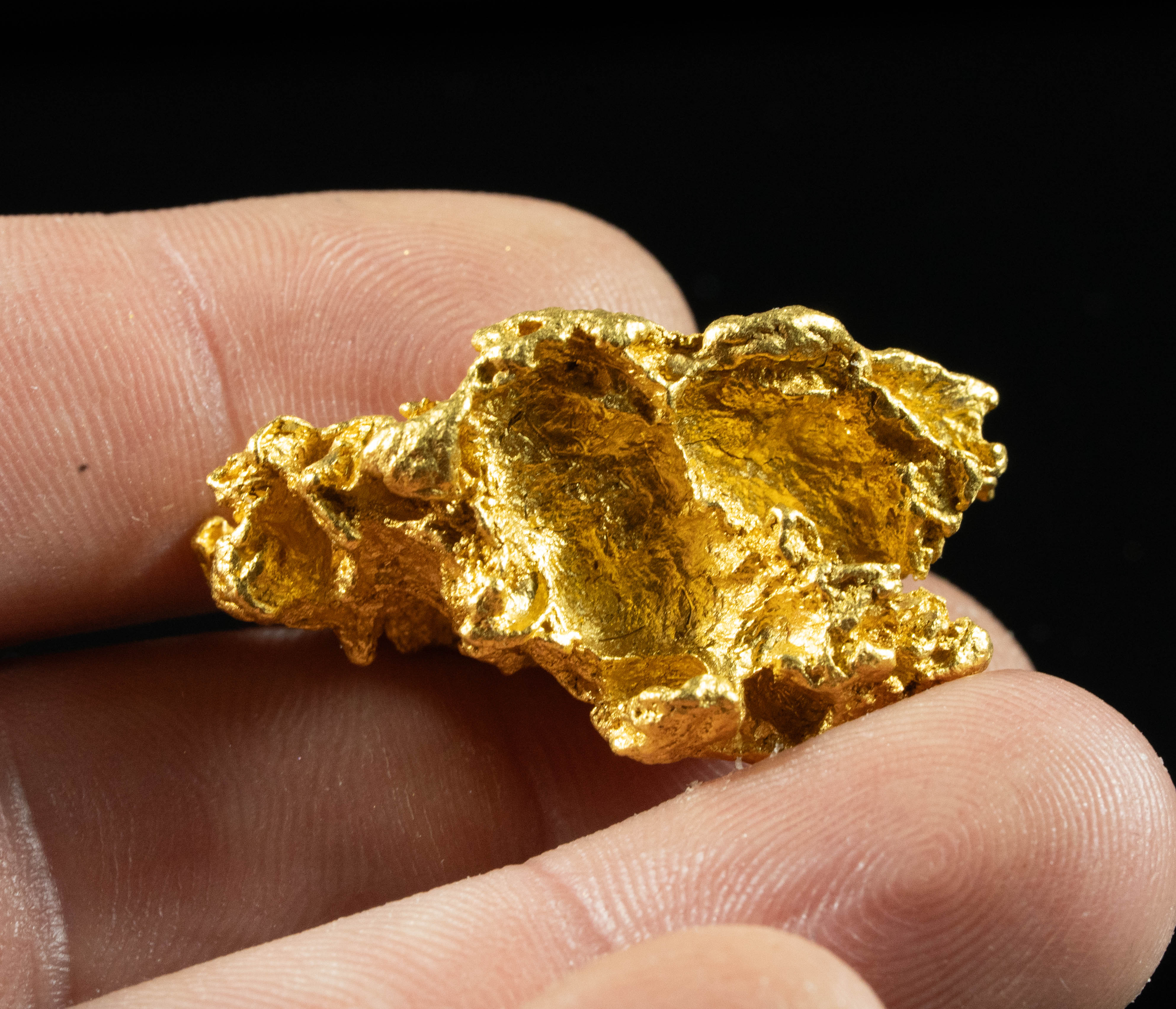 #1229 Natural Gold Nugget Australian 24.48 Grams Genuine