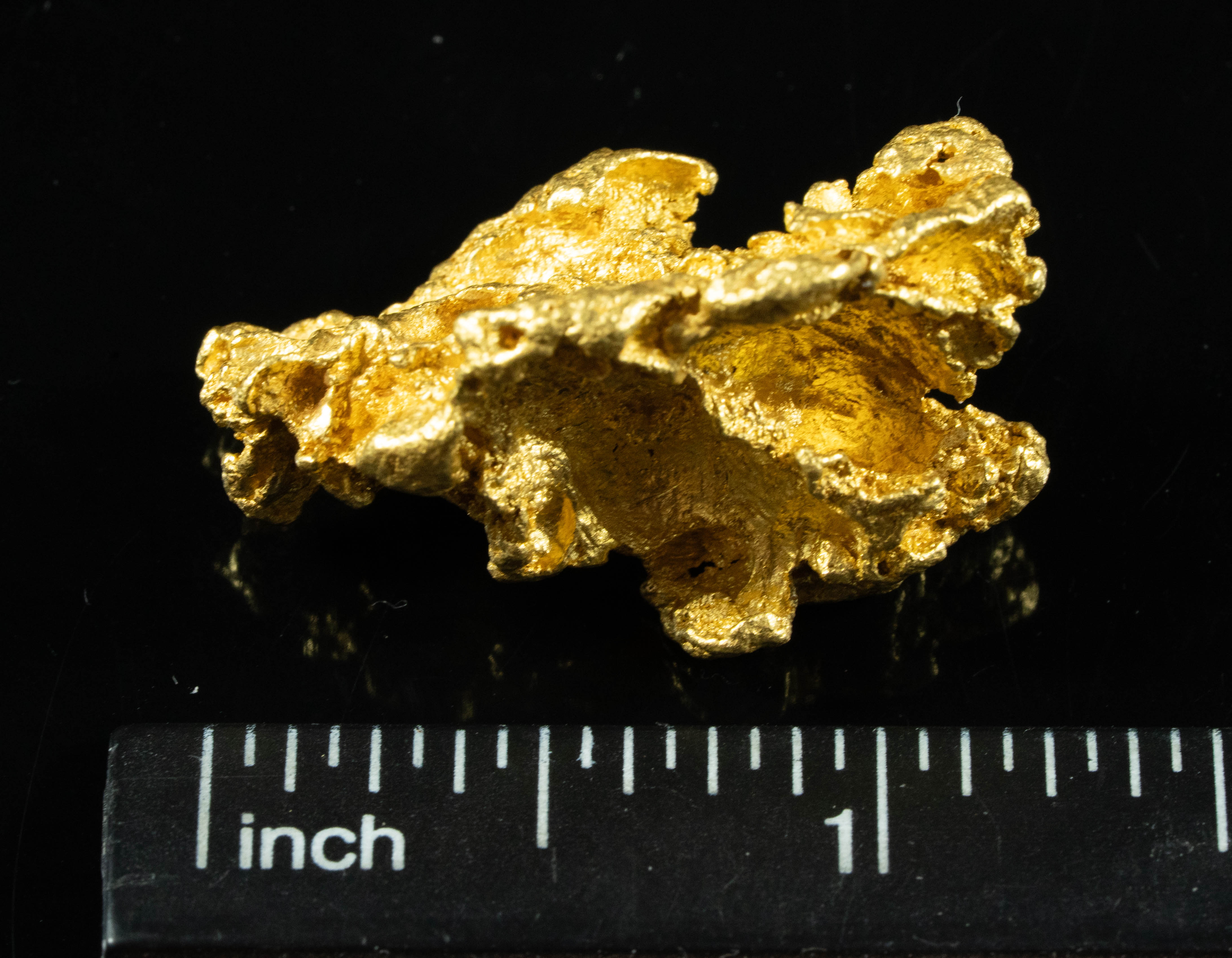 #1229 Natural Gold Nugget Australian 24.48 Grams Genuine