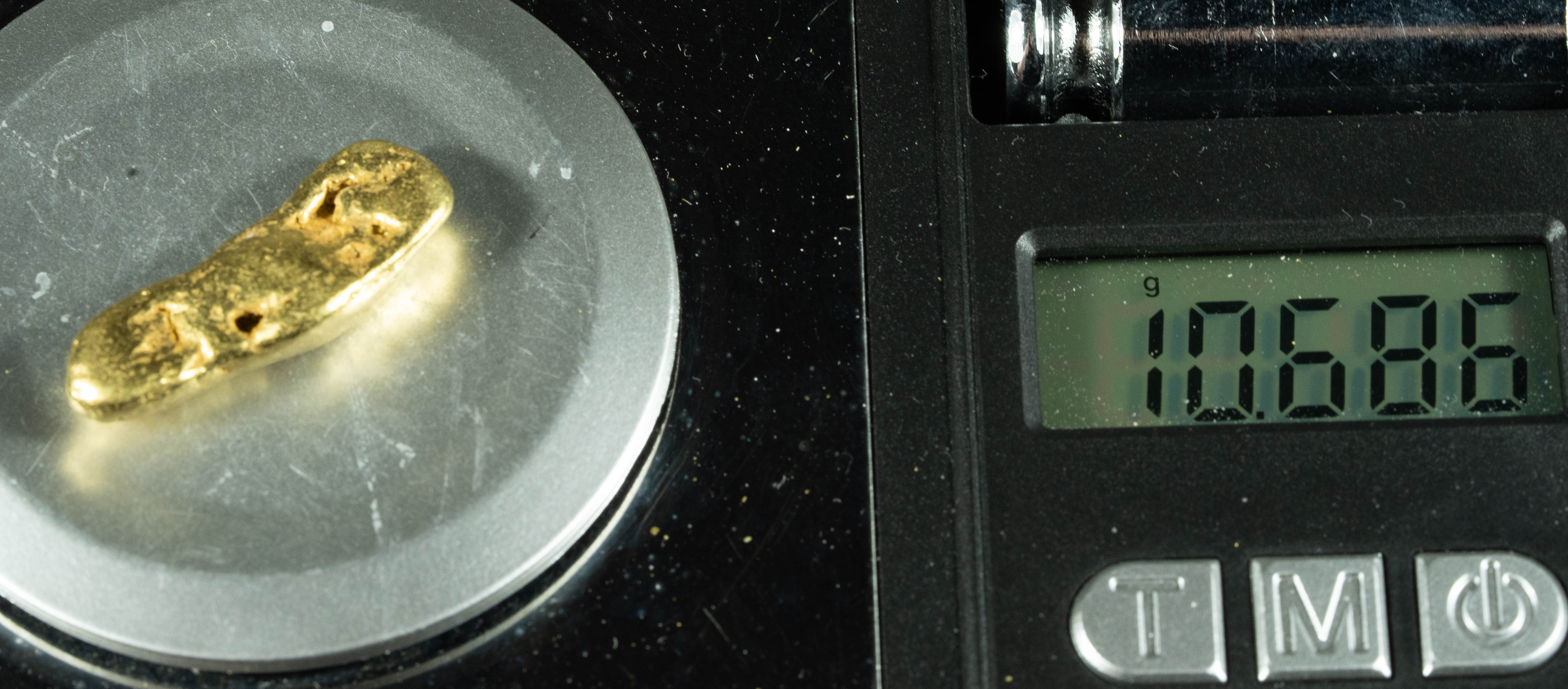 #369 Alaskan BC Natural Gold Nugget 10.68 Grams Genuine
