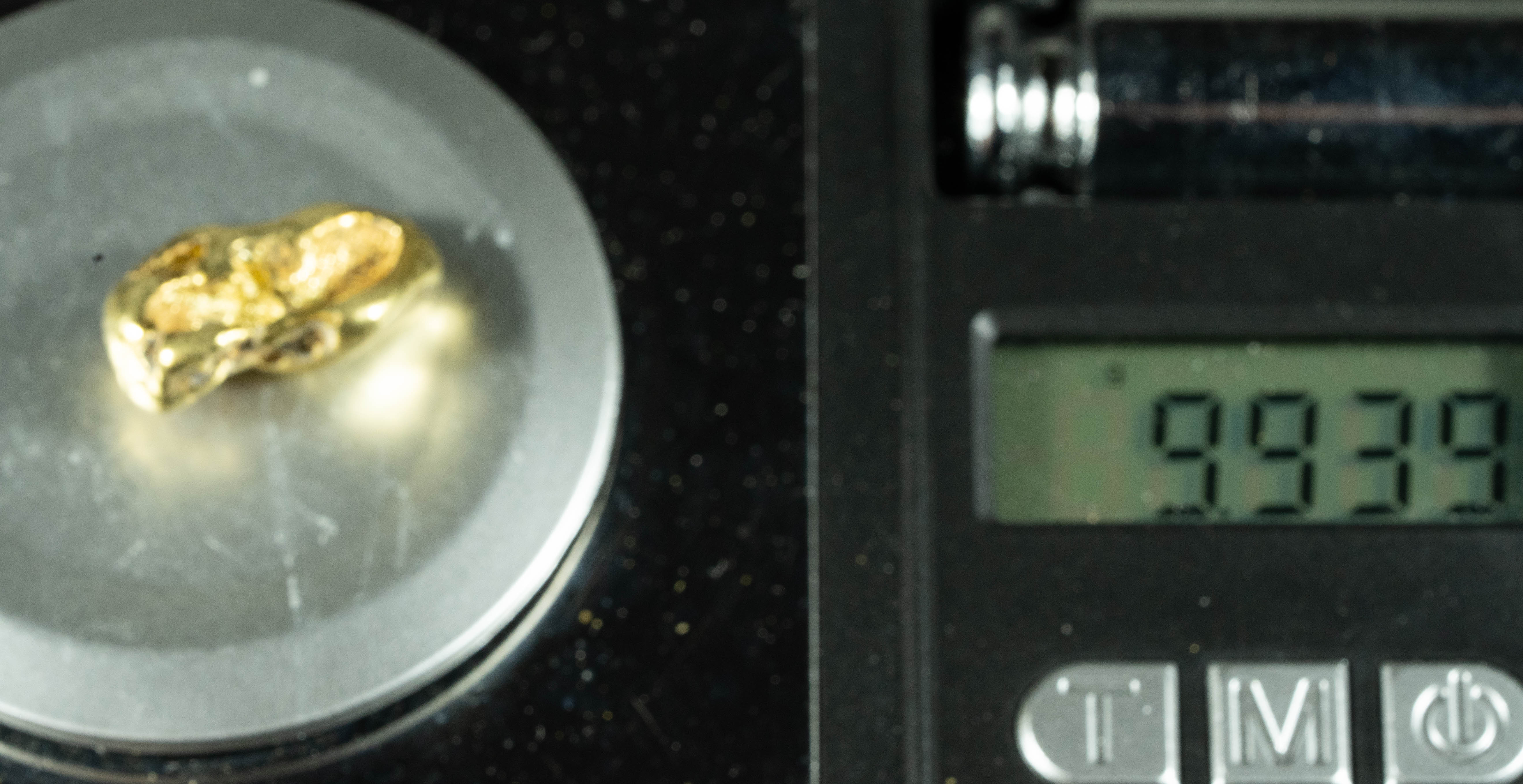 #370 Alaskan BC Natural Gold Nugget 9.93 Grams Genuine
