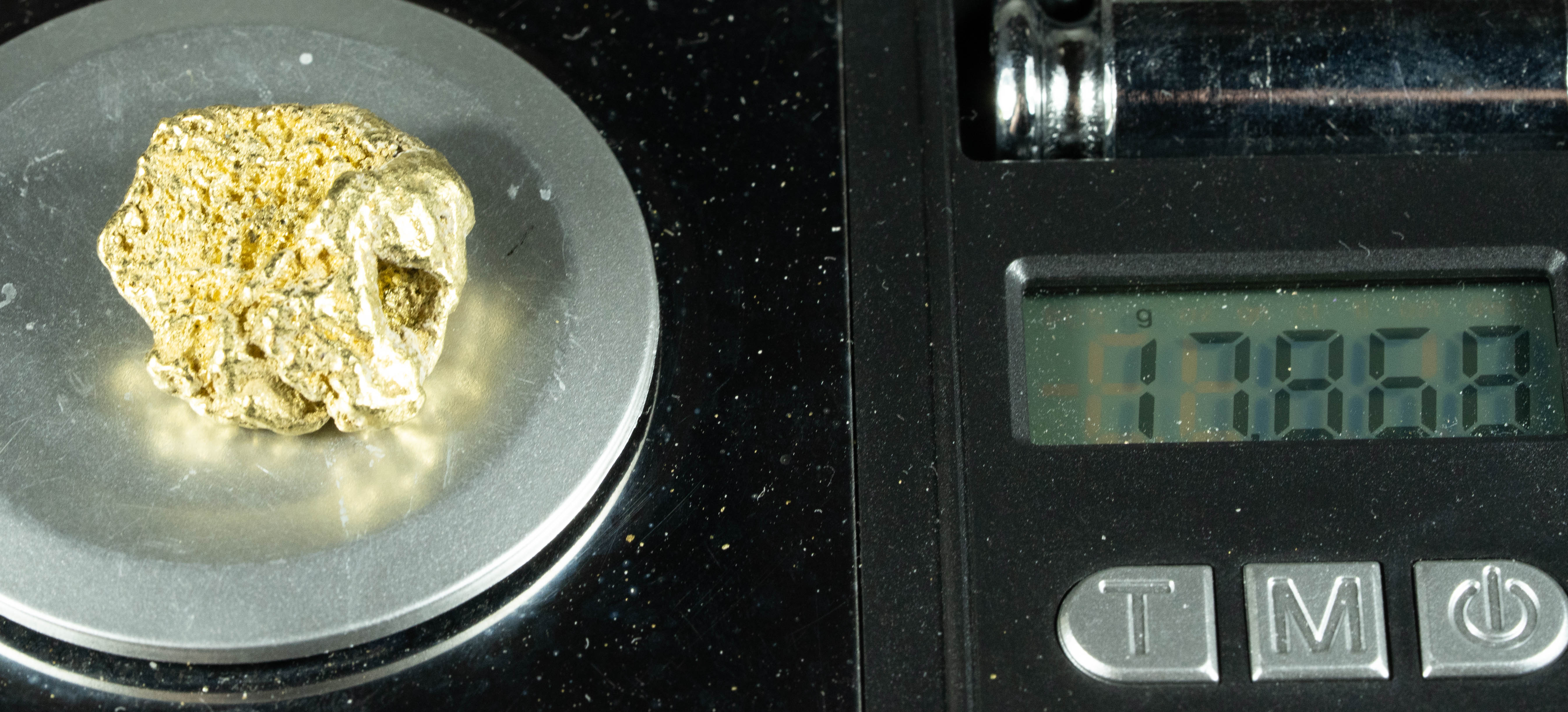 #381 Alaskan BC Natural Gold Nugget 17.86 Grams Genuine