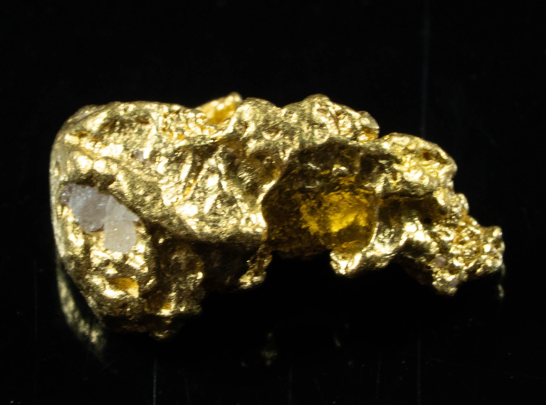 #1041 Natural Gold Nugget Australian 2.04 Grams Genuine