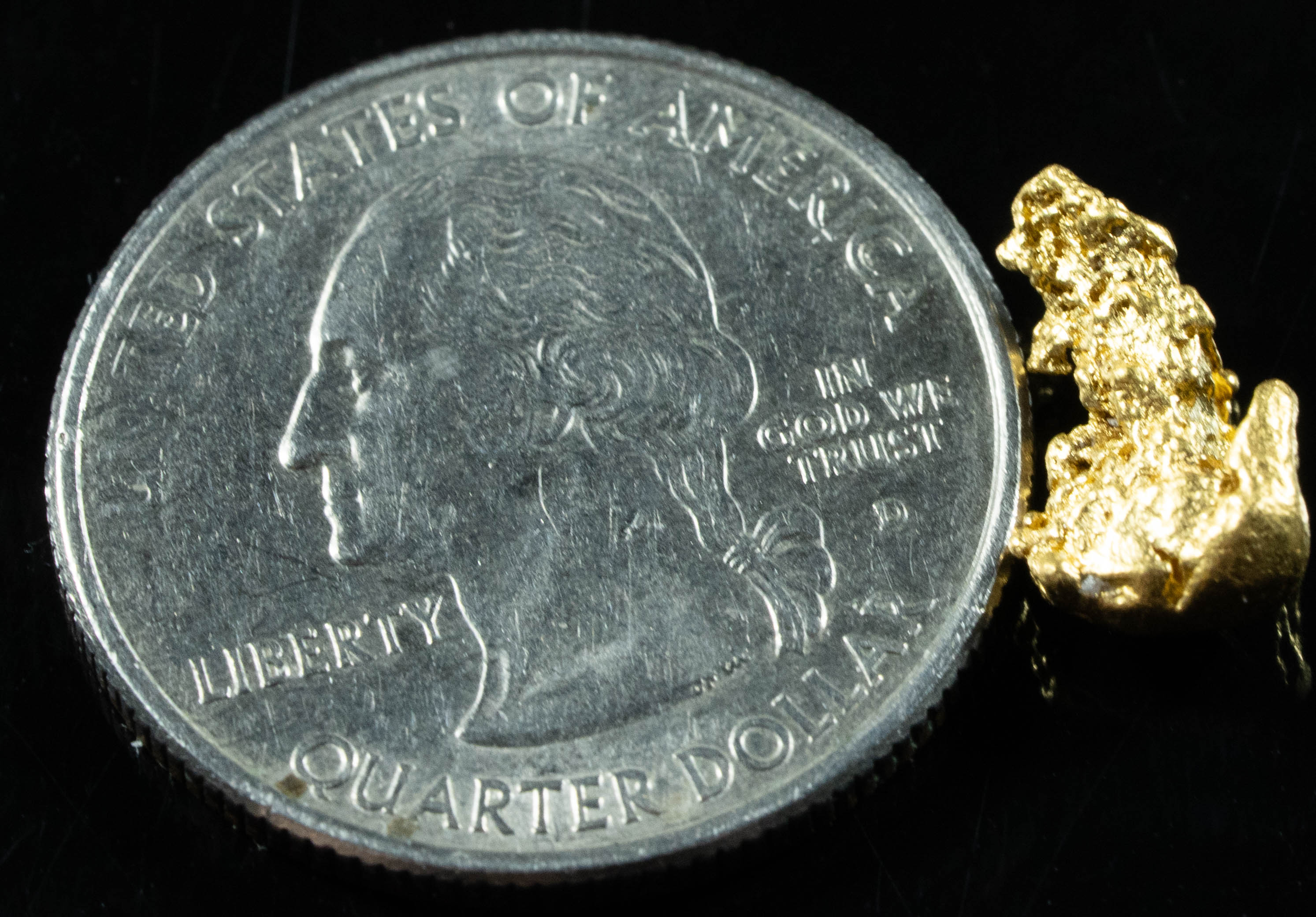 #1041 Natural Gold Nugget Australian 2.04 Grams Genuine