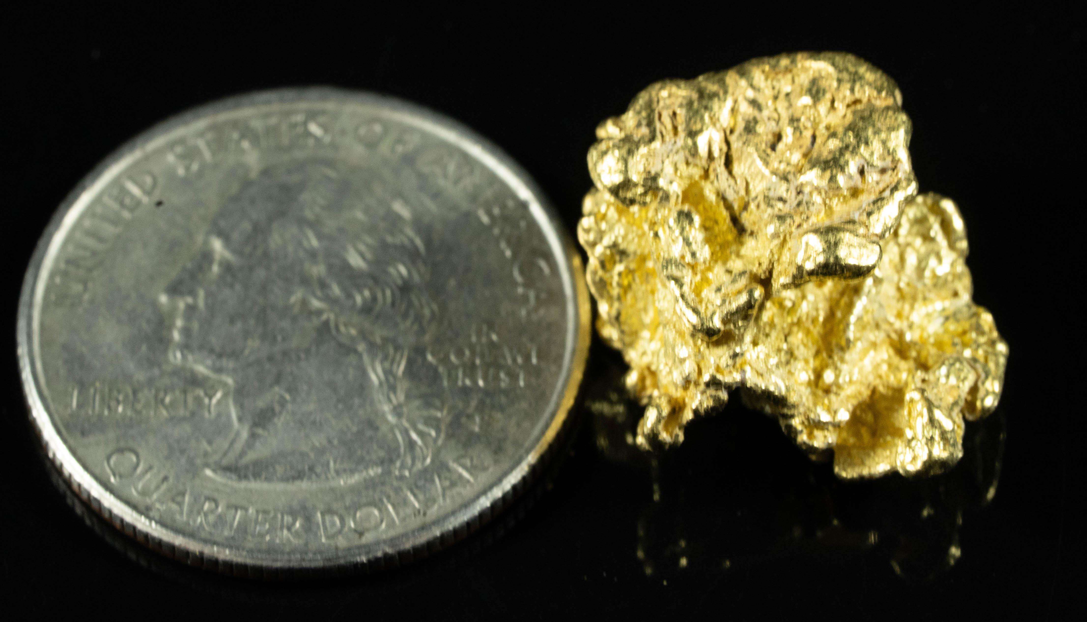 #385 Alaskan BC Natural Gold Nugget 11.53 Grams Genuine