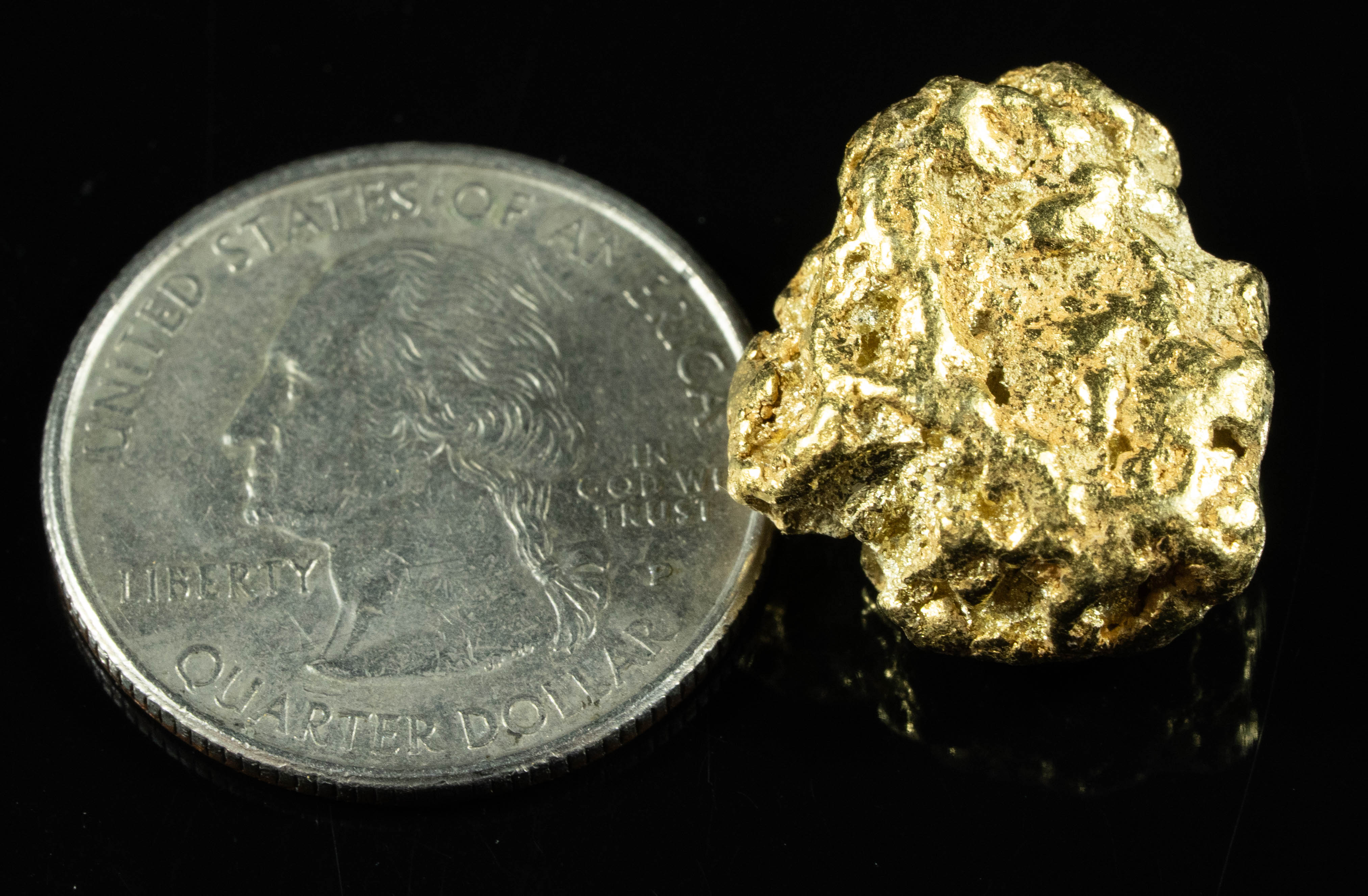 #386 Alaskan BC Natural Gold Nugget 11.74 Grams Genuine
