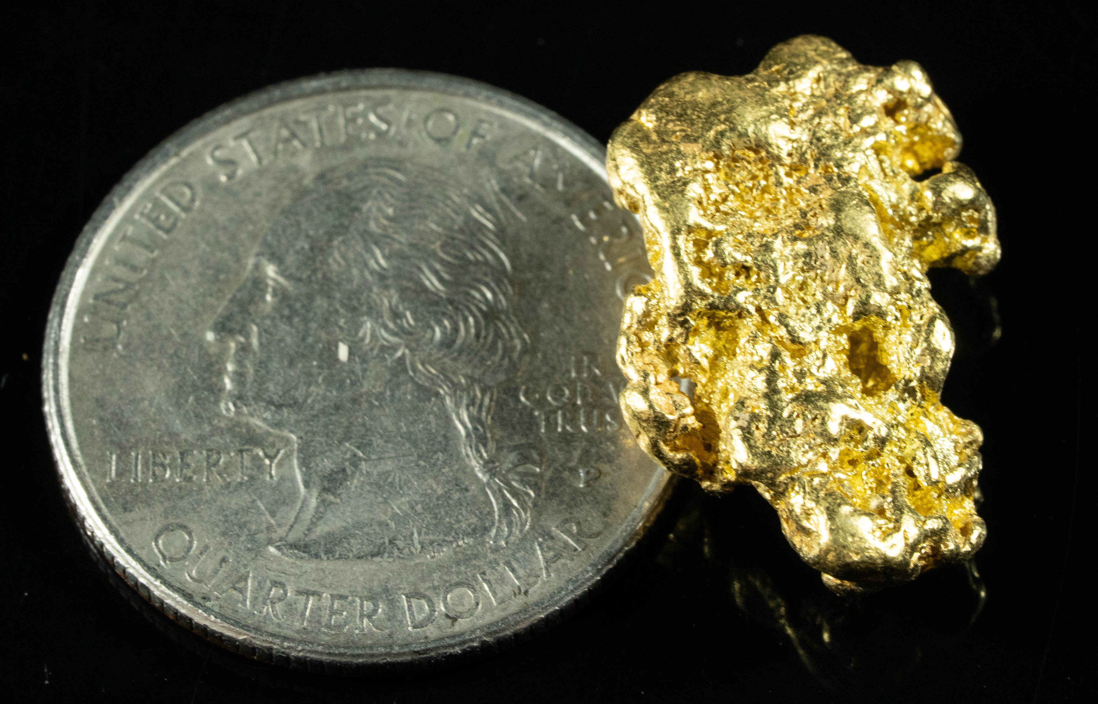 #389 Alaskan BC Natural Gold Nugget 10.81 Grams Genuine