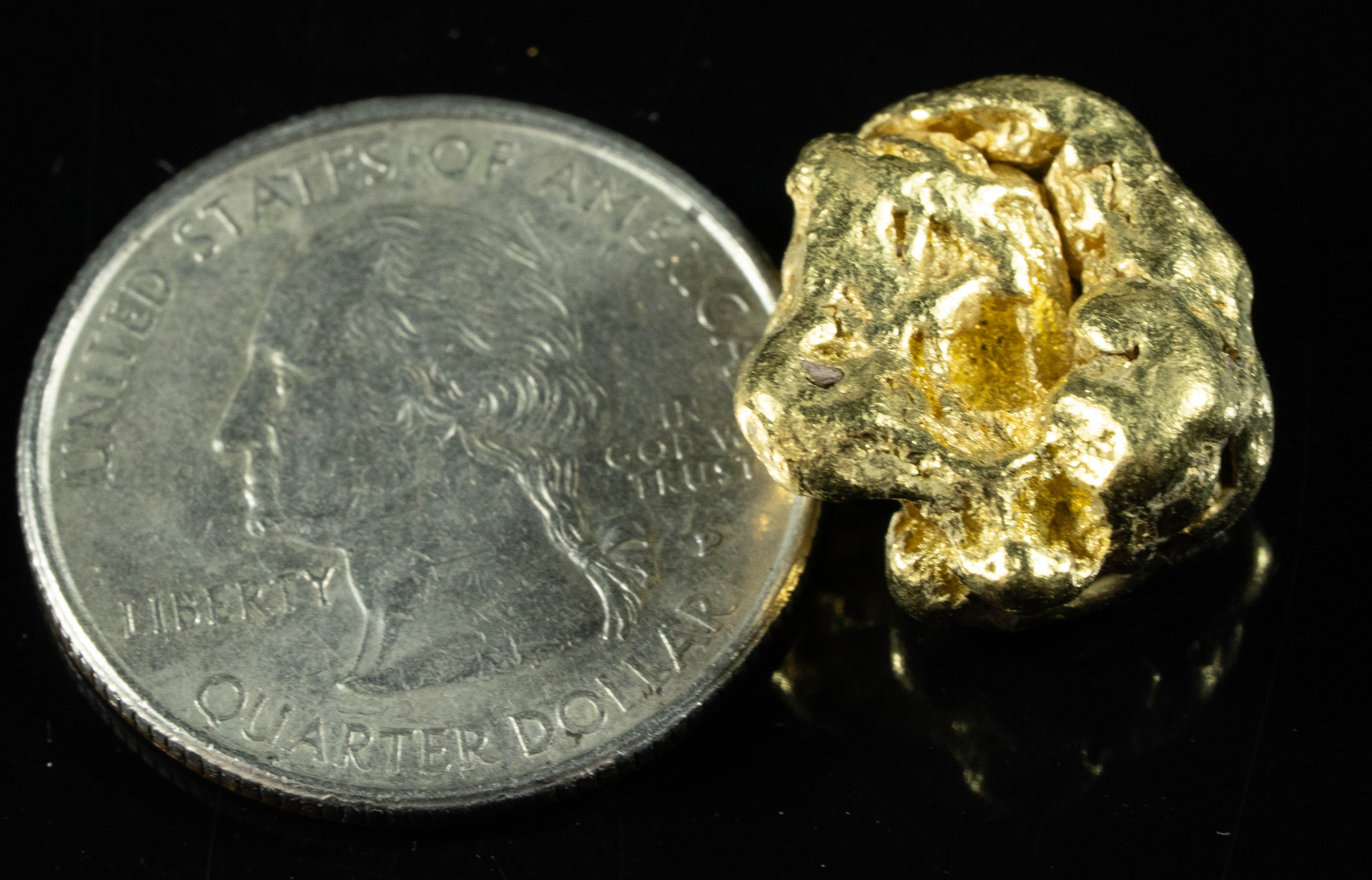 #390 Alaskan BC Natural Gold Nugget 11.55 Grams Genuine