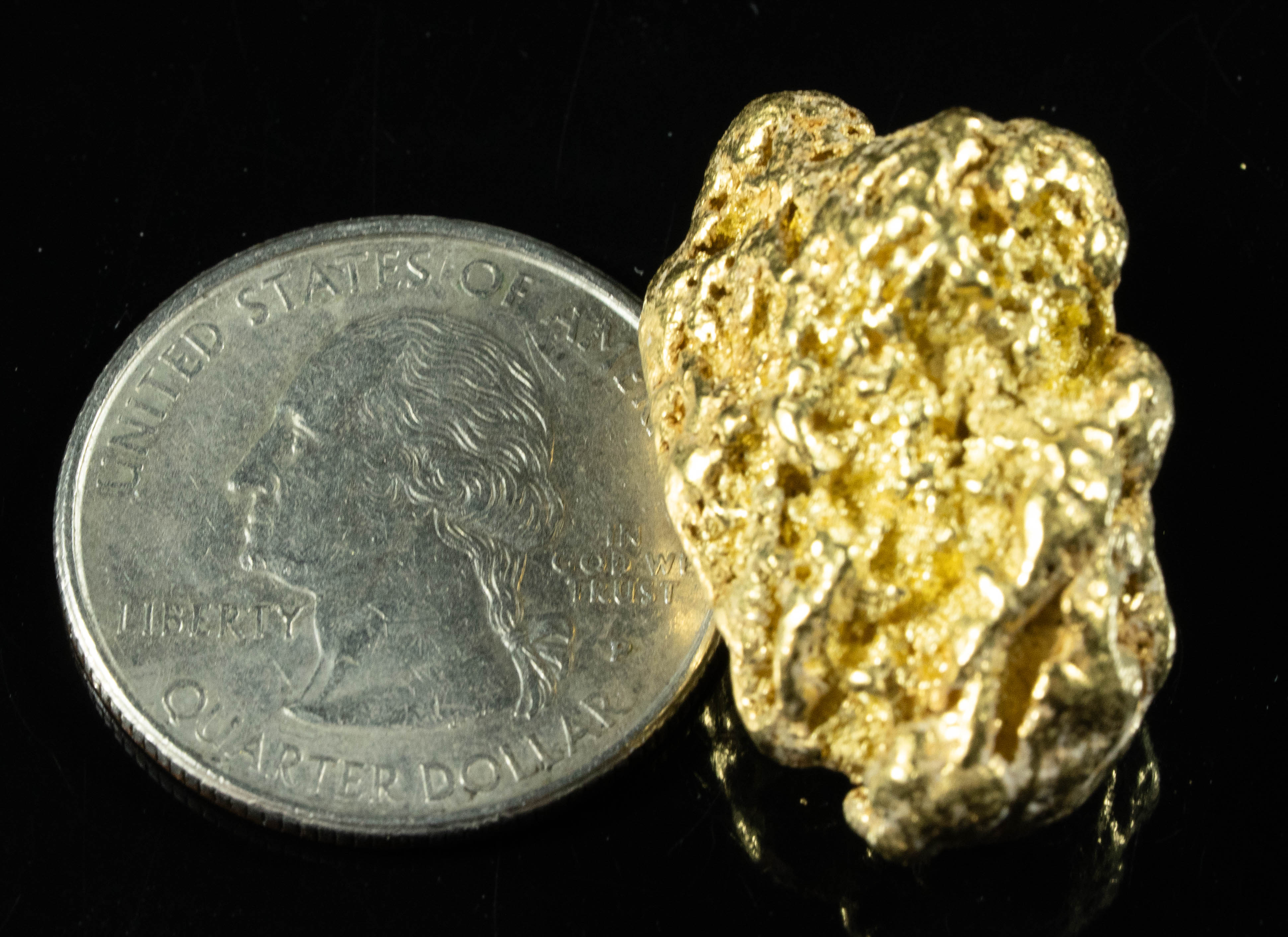 #542 Large Alaskan BC Gold Nugget 26.91 Grams Genuine