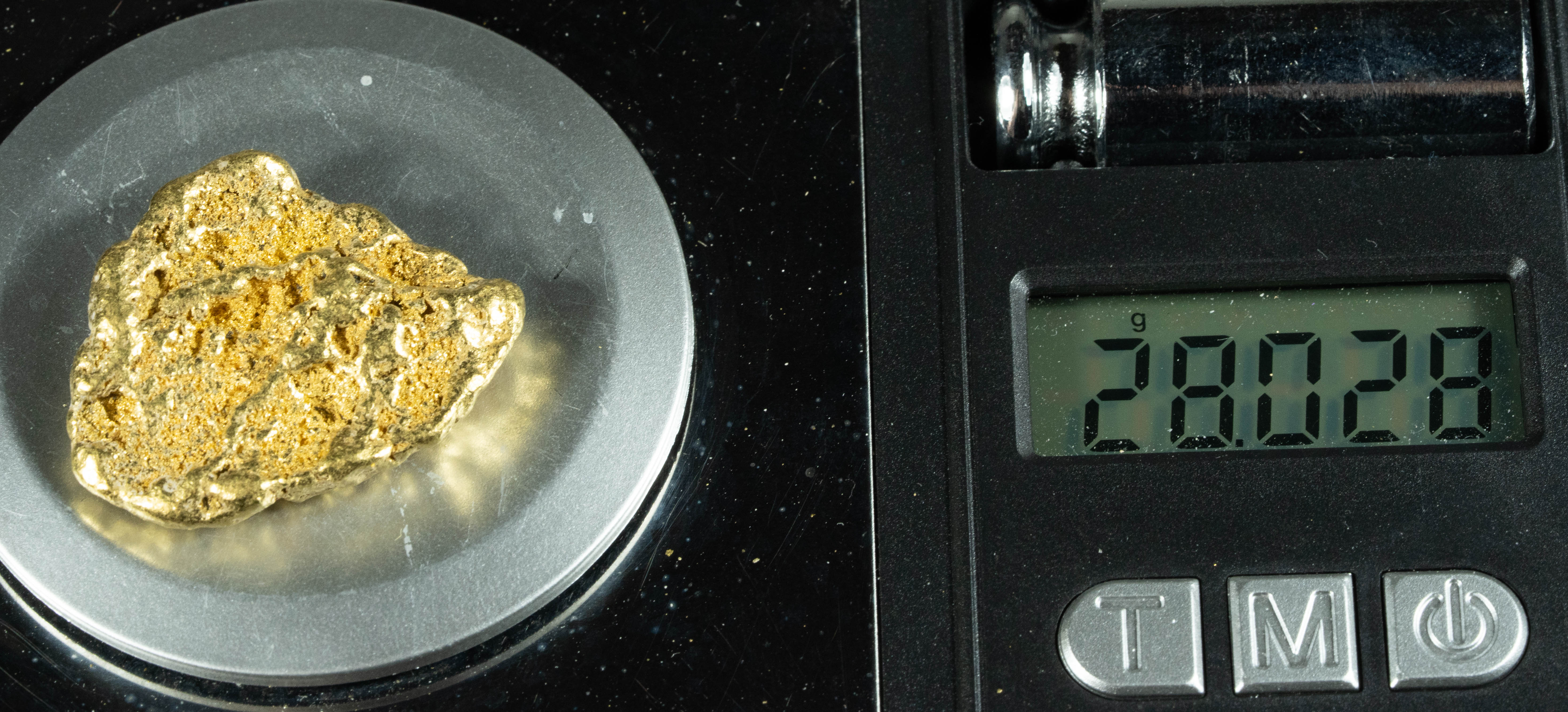 #546 Large Alaskan BC Gold Nugget 28.02 Grams Genuine