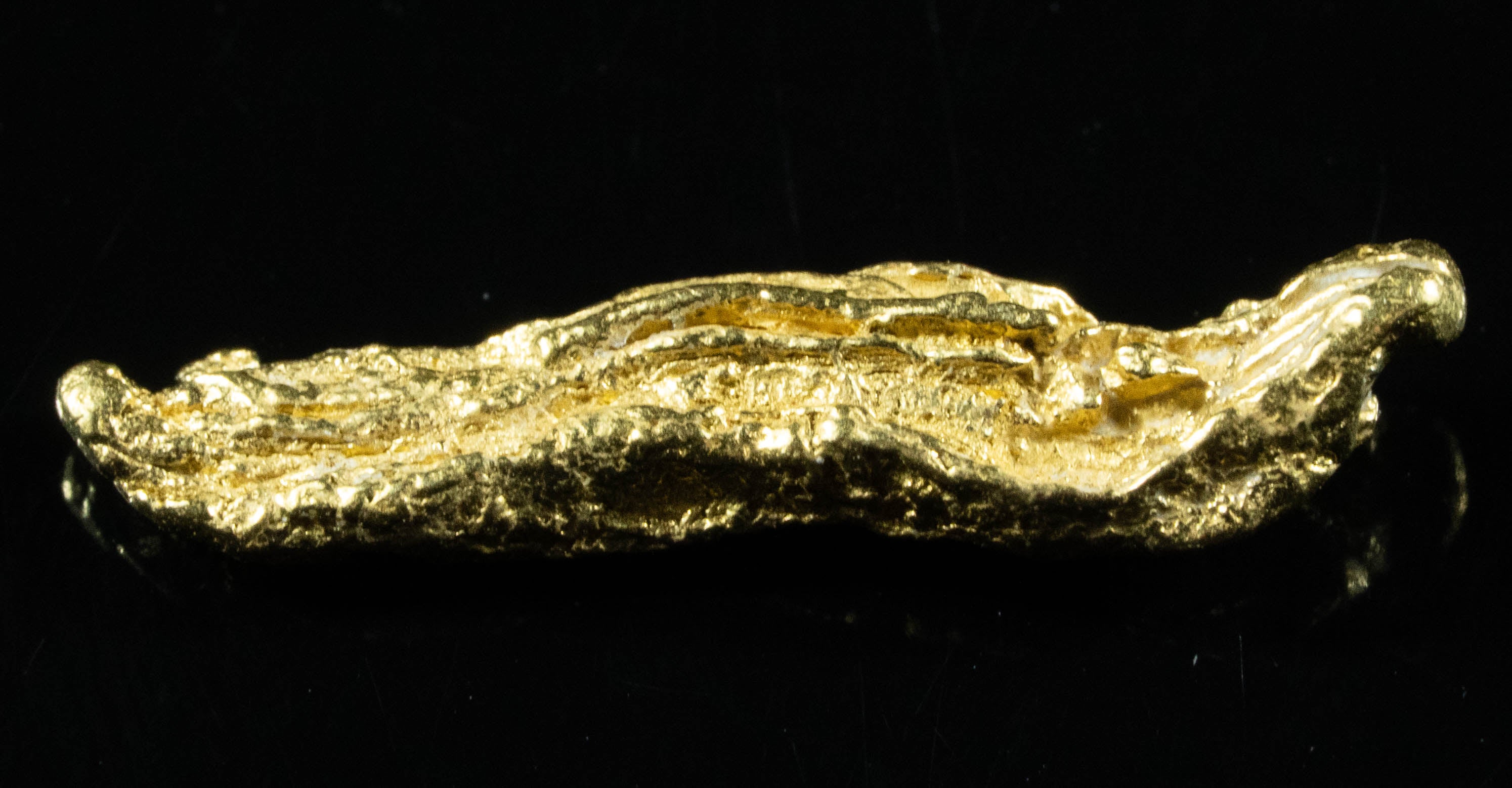 SP-34 Alaskan BC Dendritic Exotic Shaped Gold Nugget "Special Collection" 1.02 Grams
