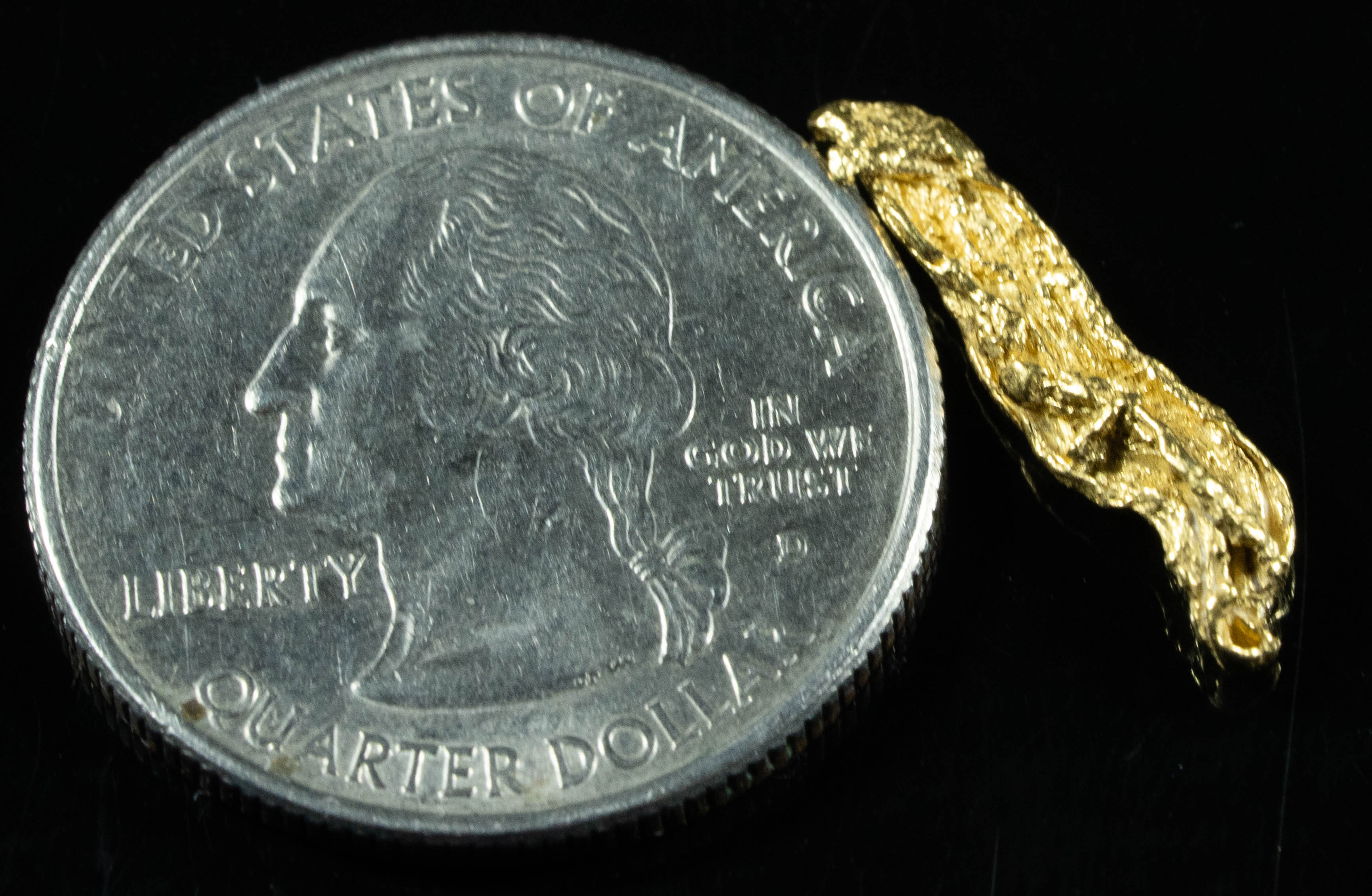 SP-34 Alaskan BC Dendritic Exotic Shaped Gold Nugget "Special Collection" 1.02 Grams