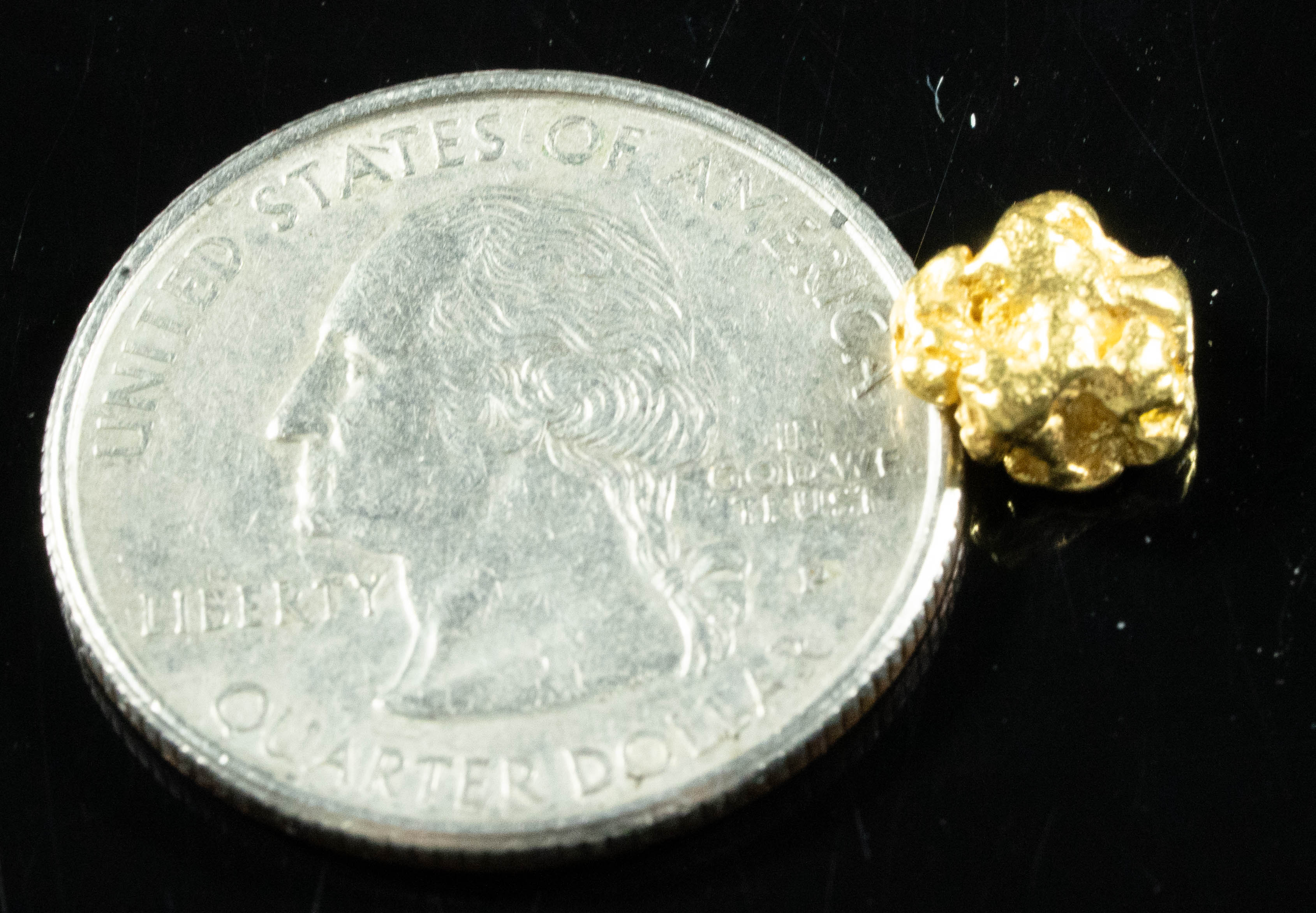 #22 Alaskan BC Natural Gold Nugget 1.63 Grams Genuine