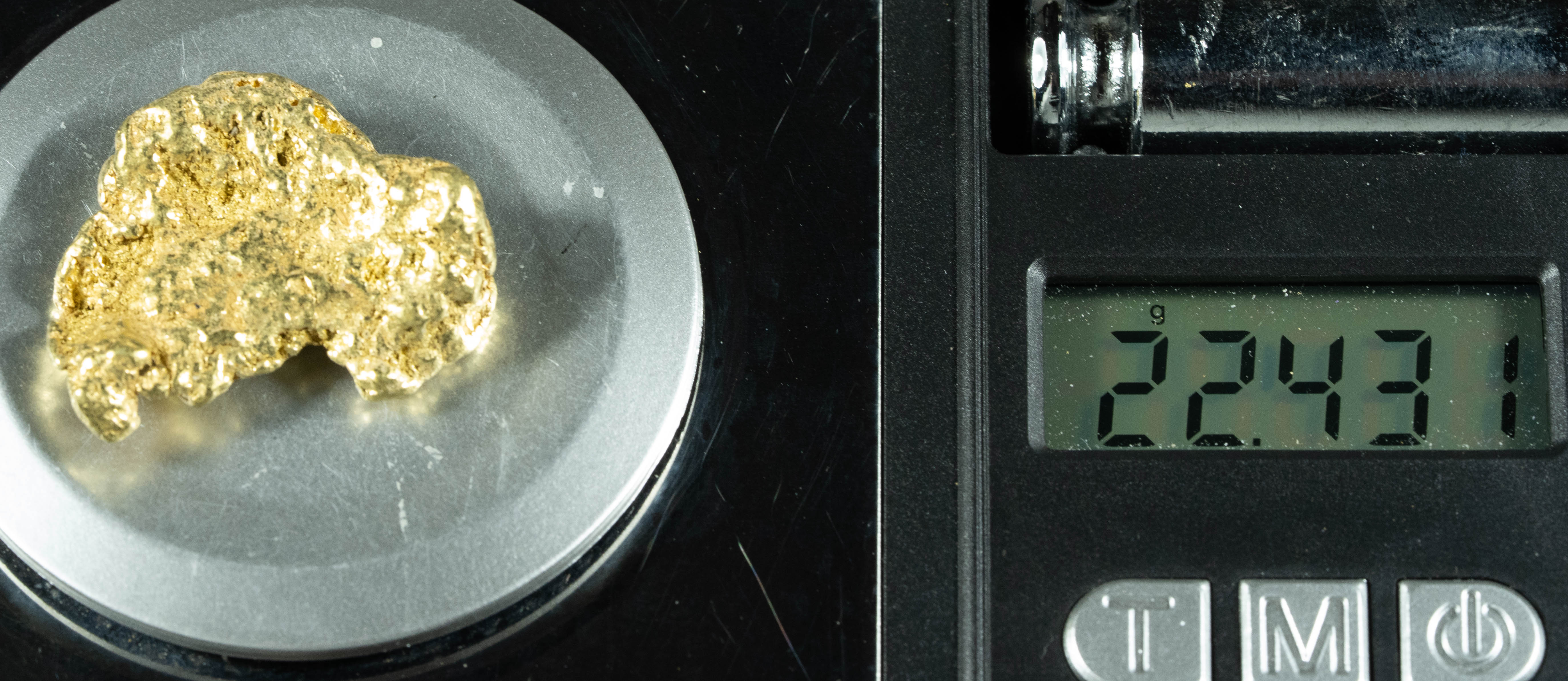 #541 Large Alaskan BC Gold Nugget 22.43 Grams Genuine