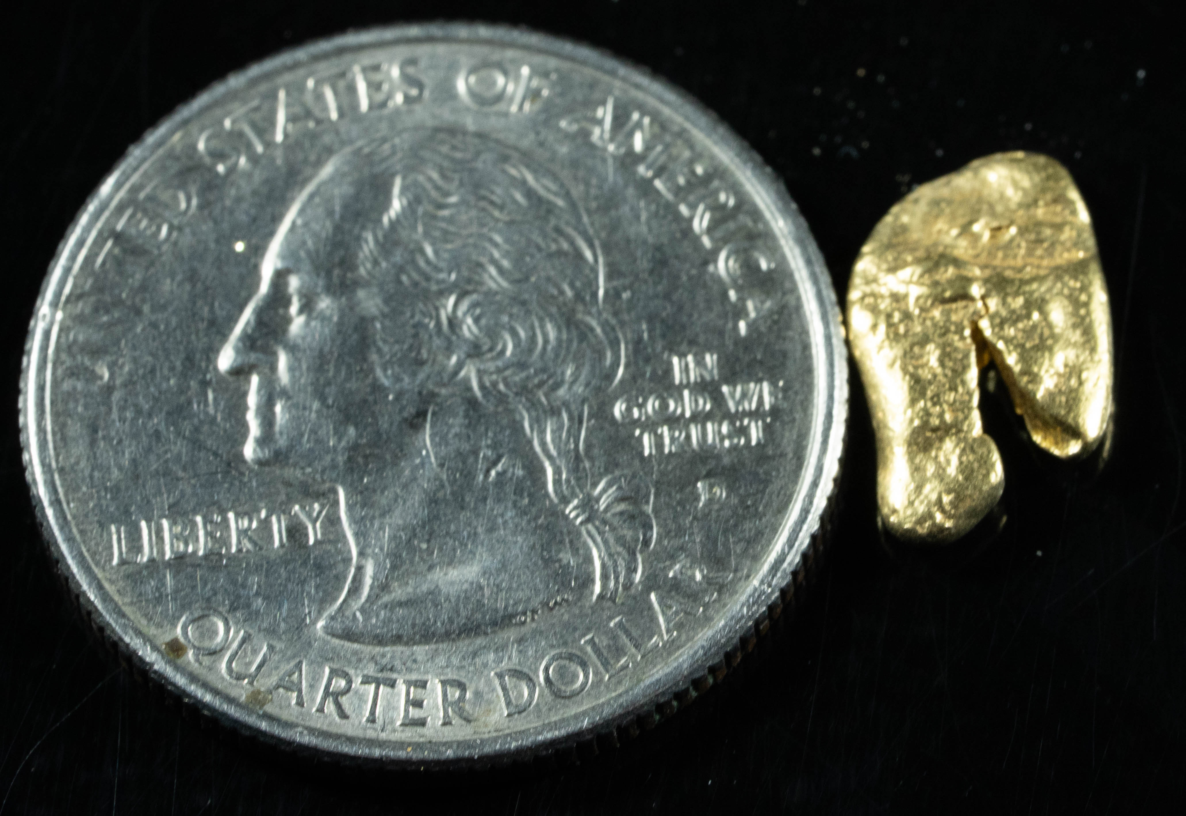 #65 Alaskan BC Natural Gold Nugget 1.50 Grams Genuine