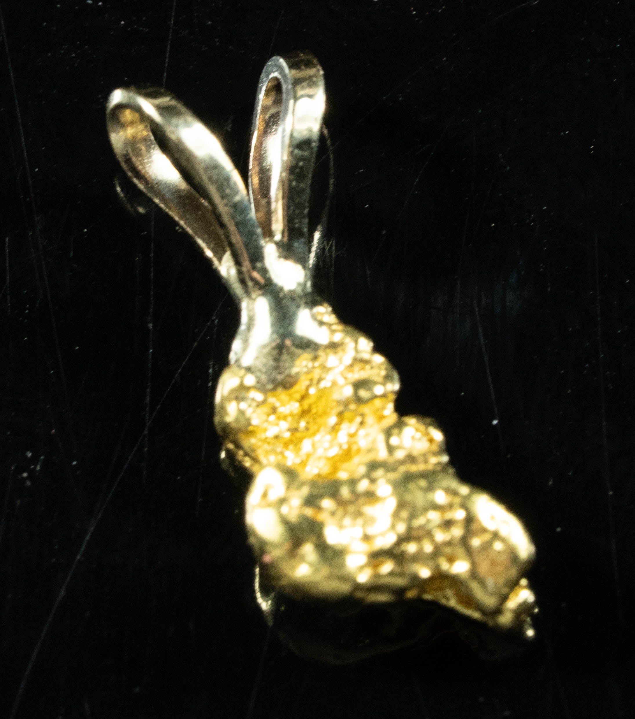 #596 Alaskan-Yukon BC Natural Gold Nugget  Pendant 1.23 Grams Authentic