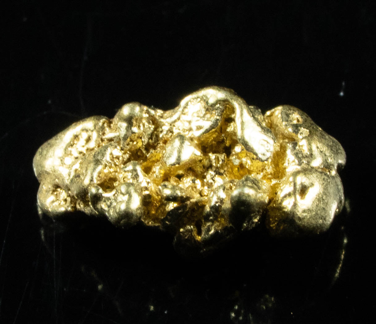 #116 Alaskan BC Natural Gold Nugget .57 Grams Genuine