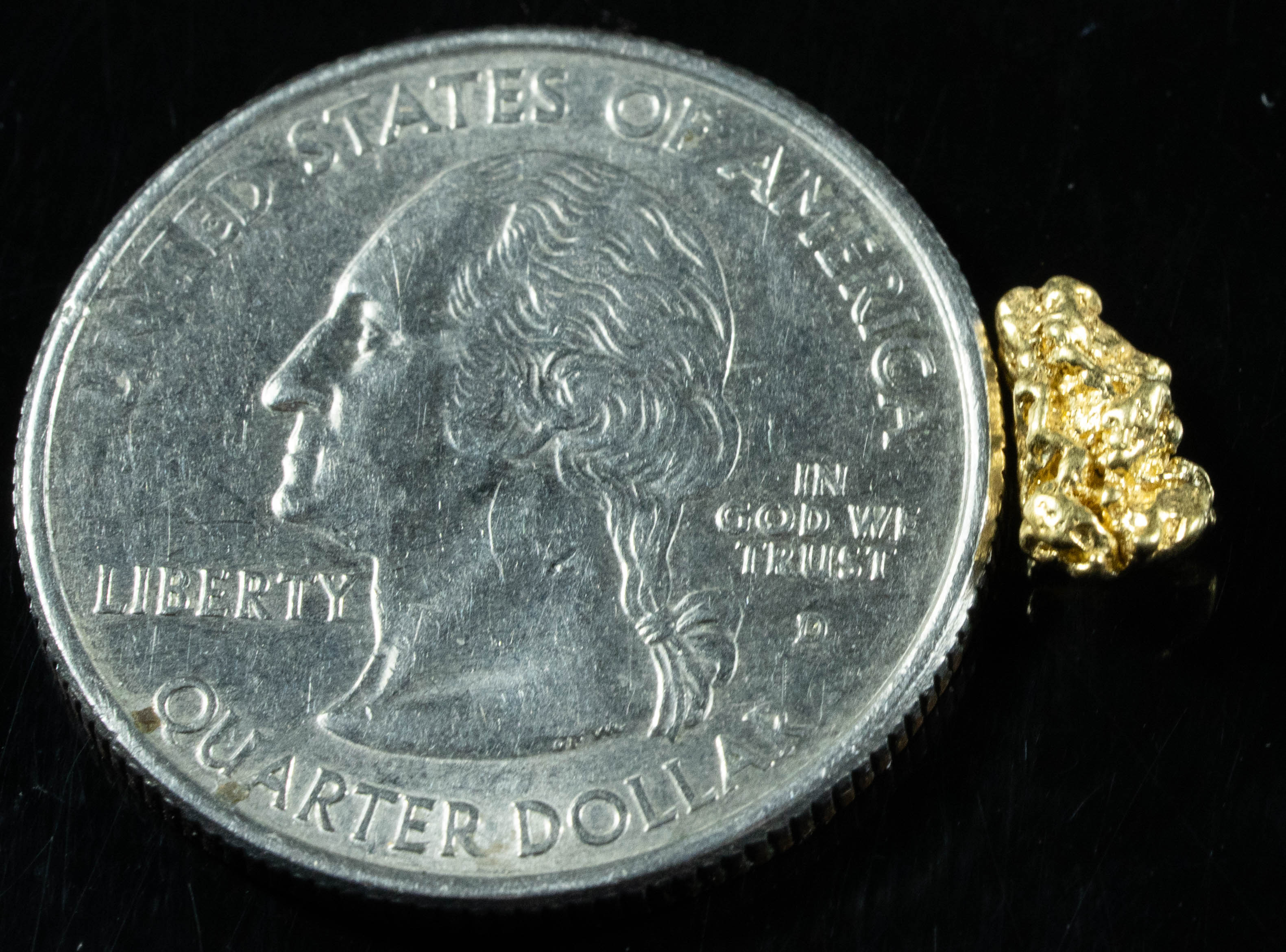 #116 Alaskan BC Natural Gold Nugget .57 Grams Genuine