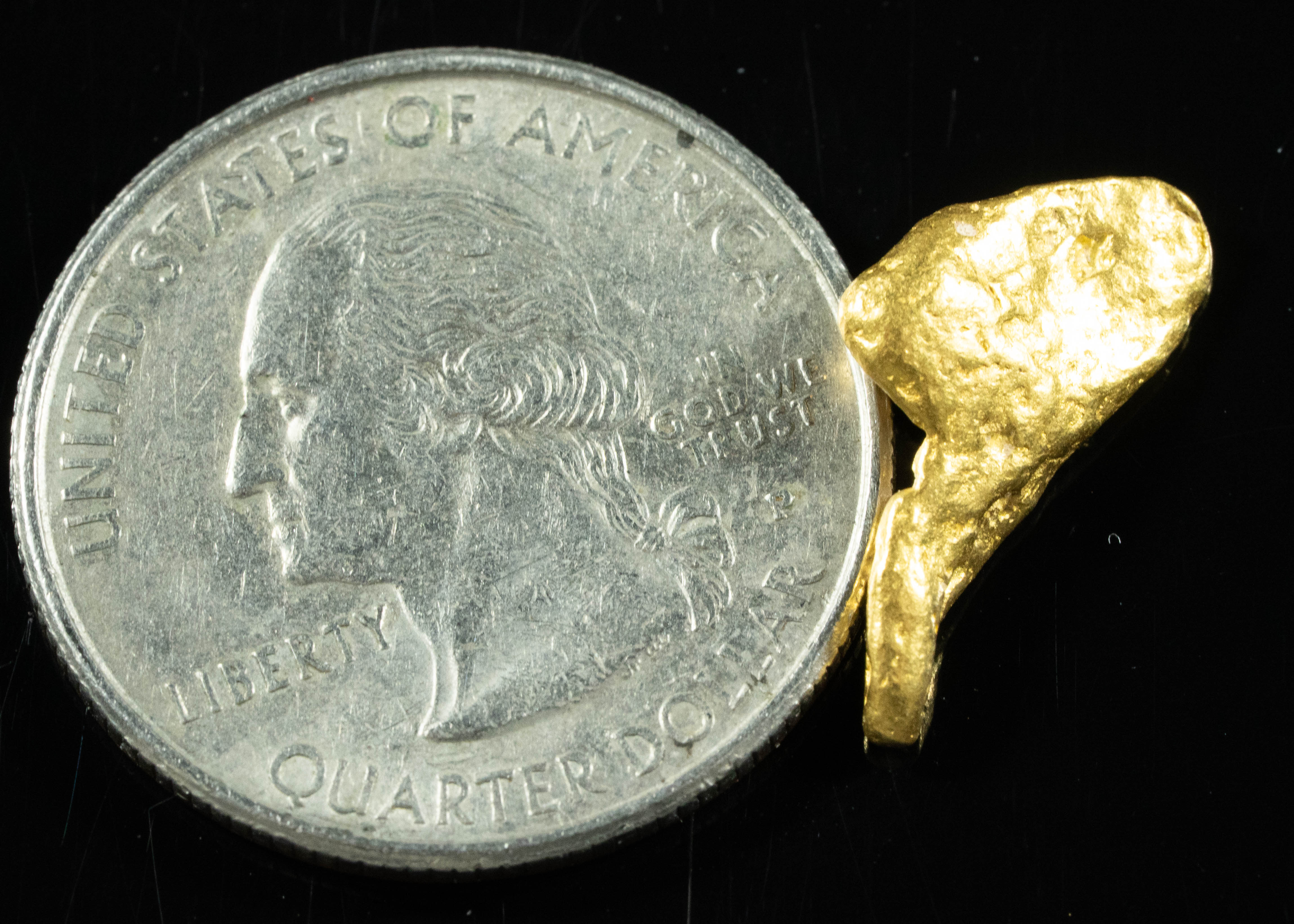 #1063 Natural Gold Nugget Australian 2.78 Grams Genuine