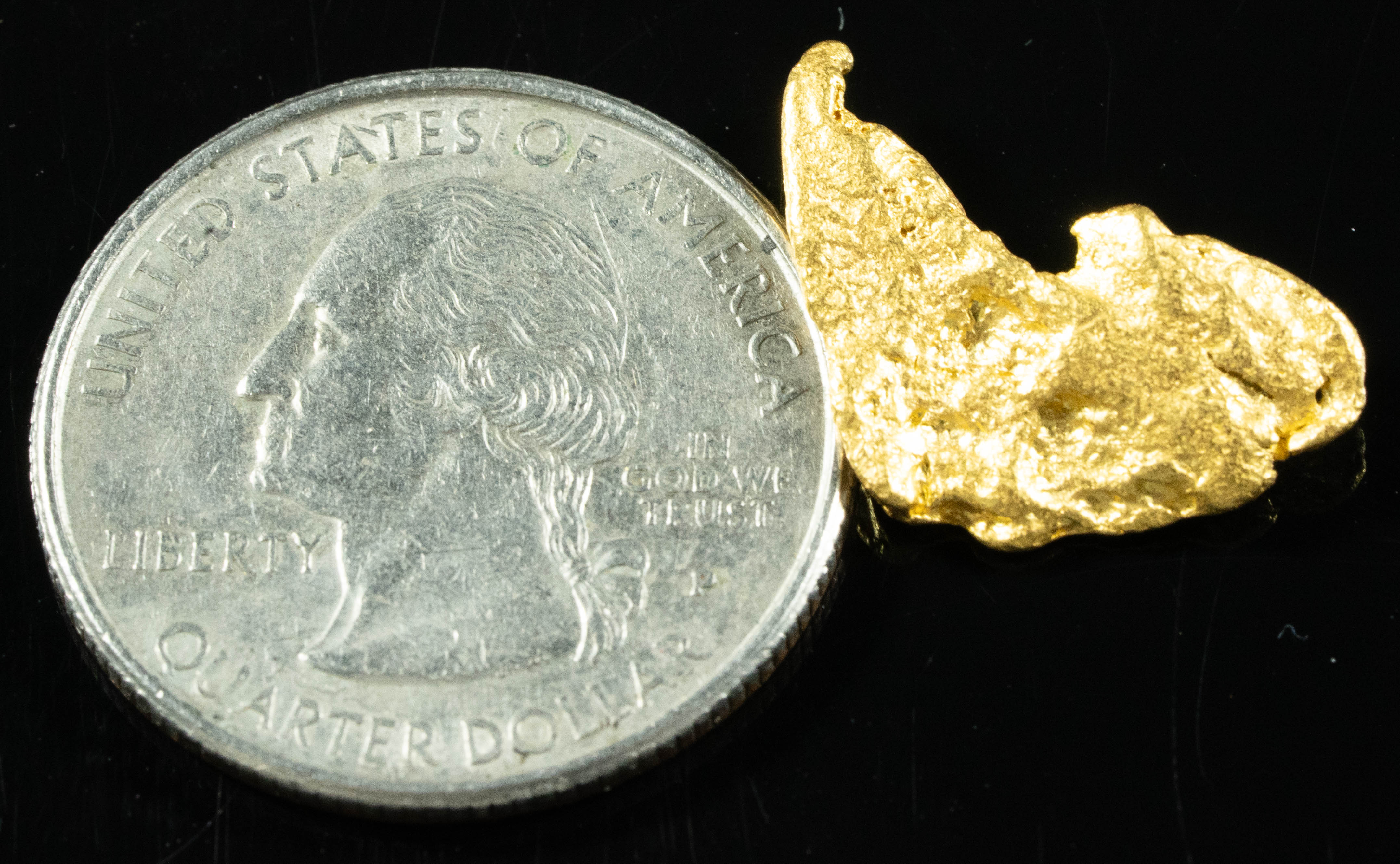 #1065 Natural Gold Nugget Australian 3.70 Grams Genuine