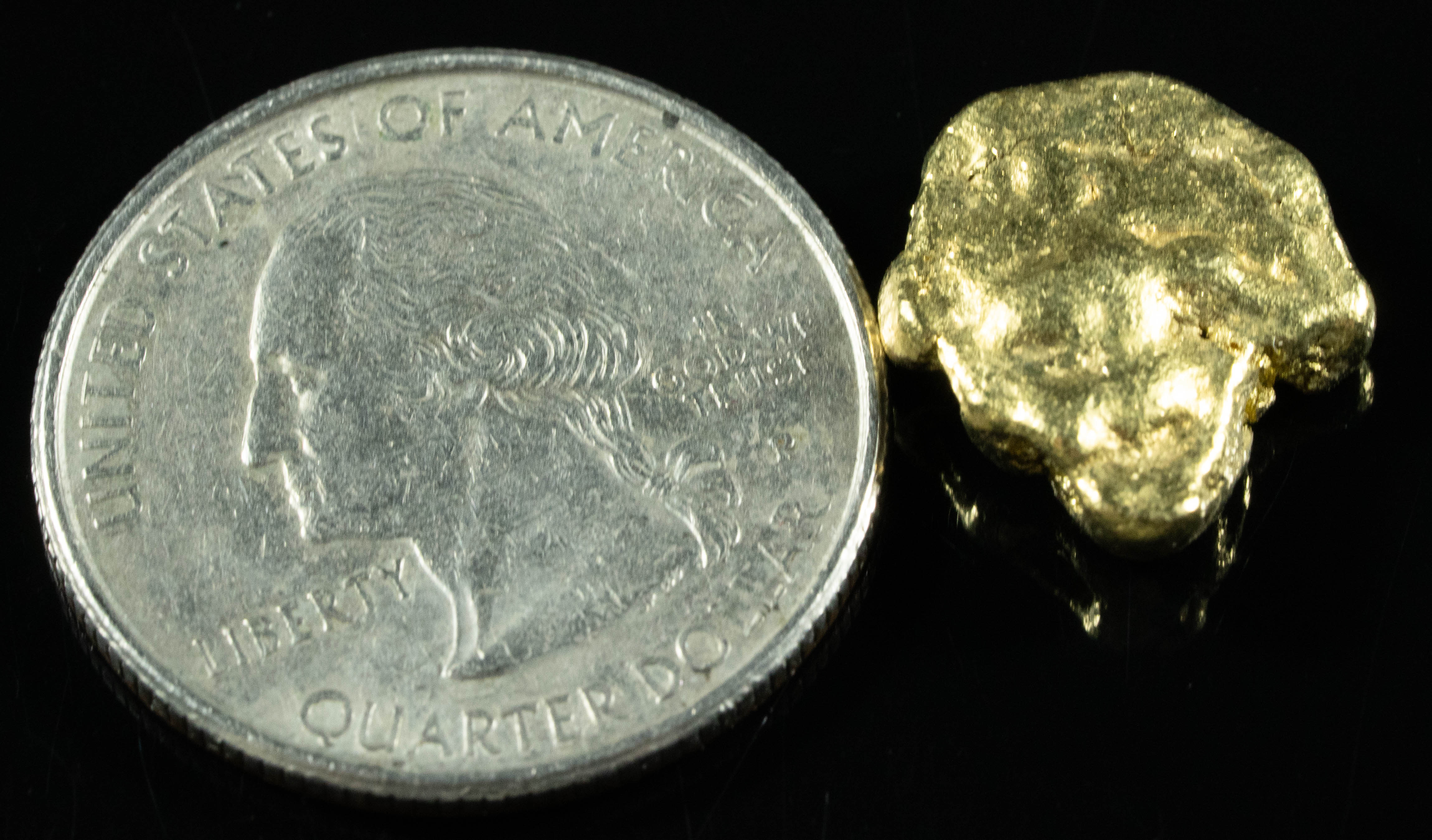 #182 Alaskan BC Natural Gold Nugget 4.75 Grams Genuine