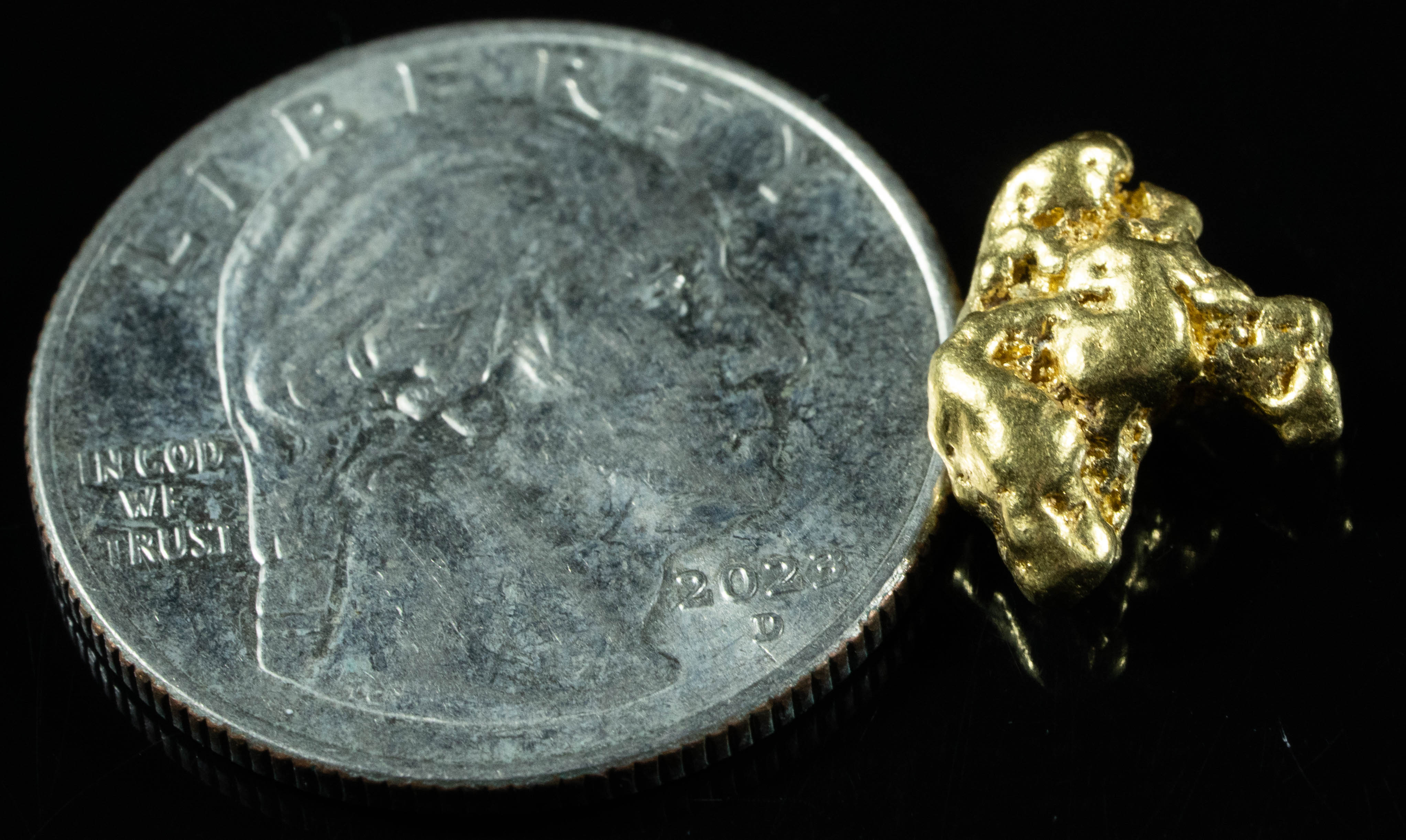 #193 Alaskan BC Natural Gold Nugget 3.33 Grams Genuine