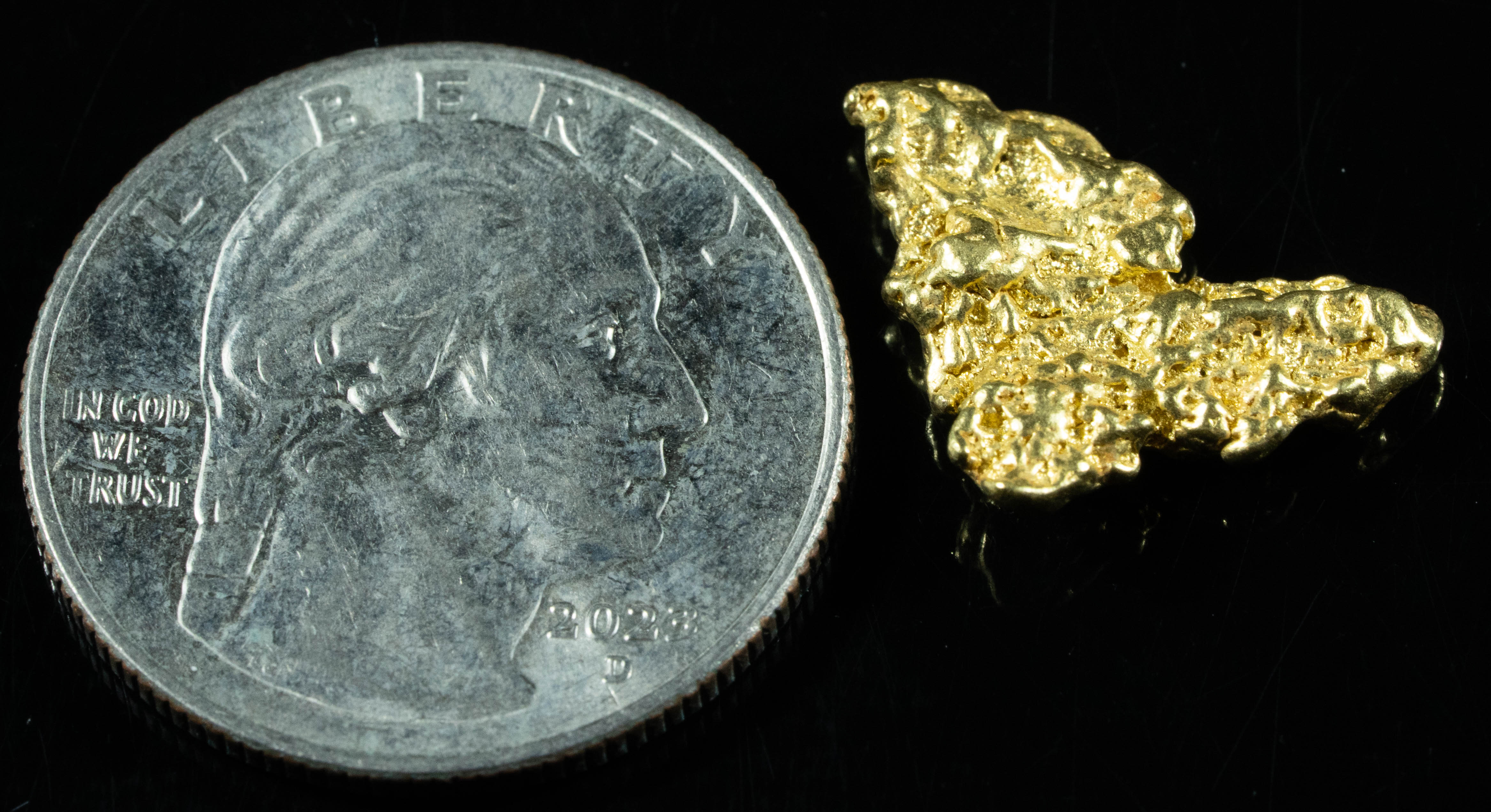 #194 Alaskan BC Natural Gold Nugget 3.25 Grams Genuine
