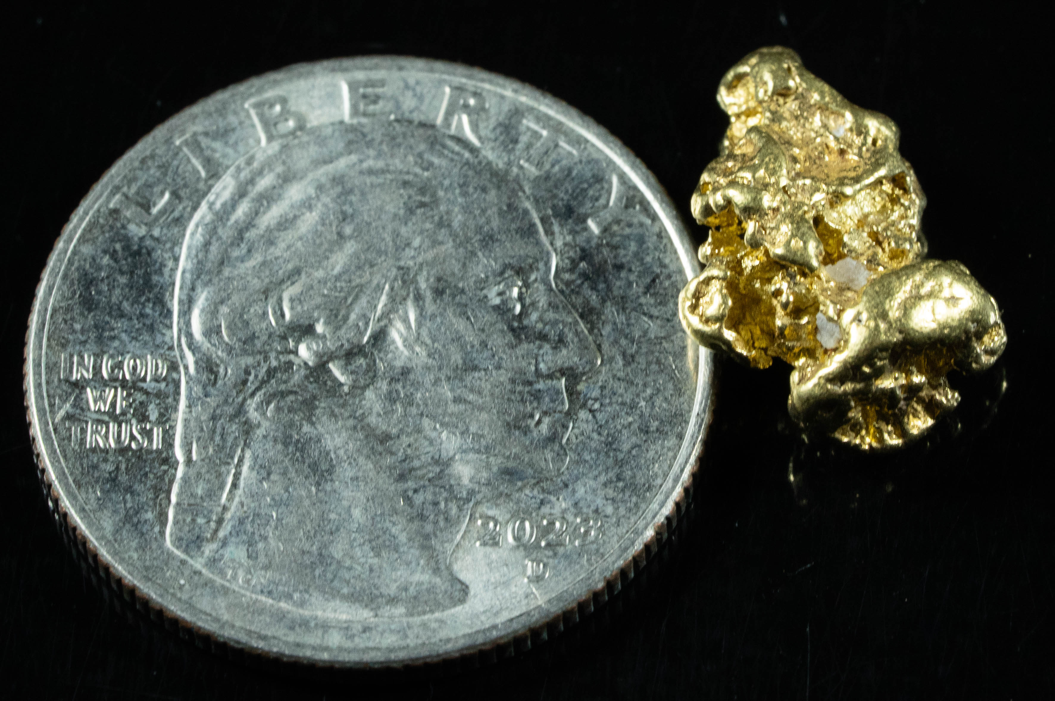 #201 Alaskan BC Natural Gold Nugget 3.37 Grams Genuine