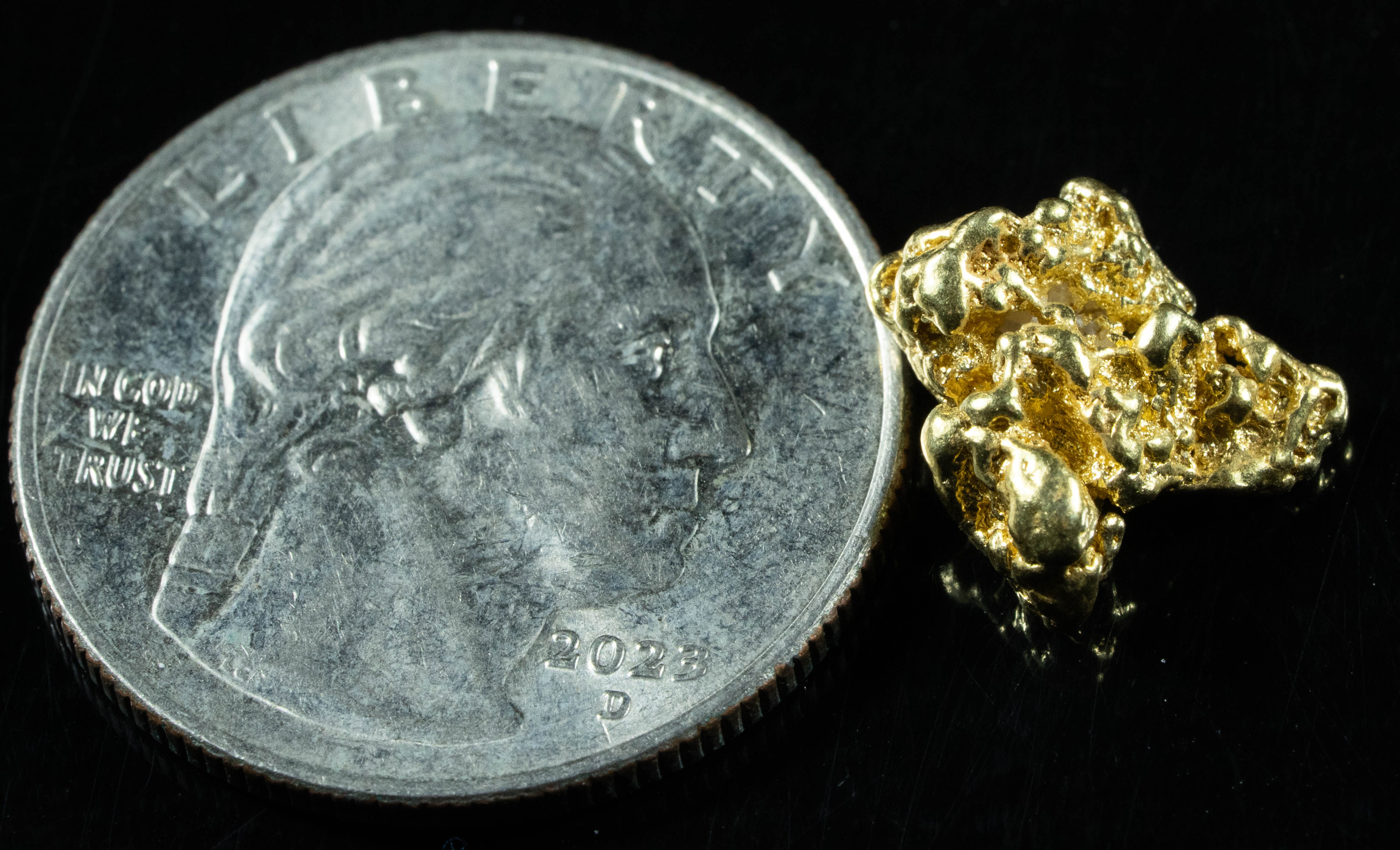 #206 Alaskan BC Natural Gold Nugget 2.26 Grams Genuine