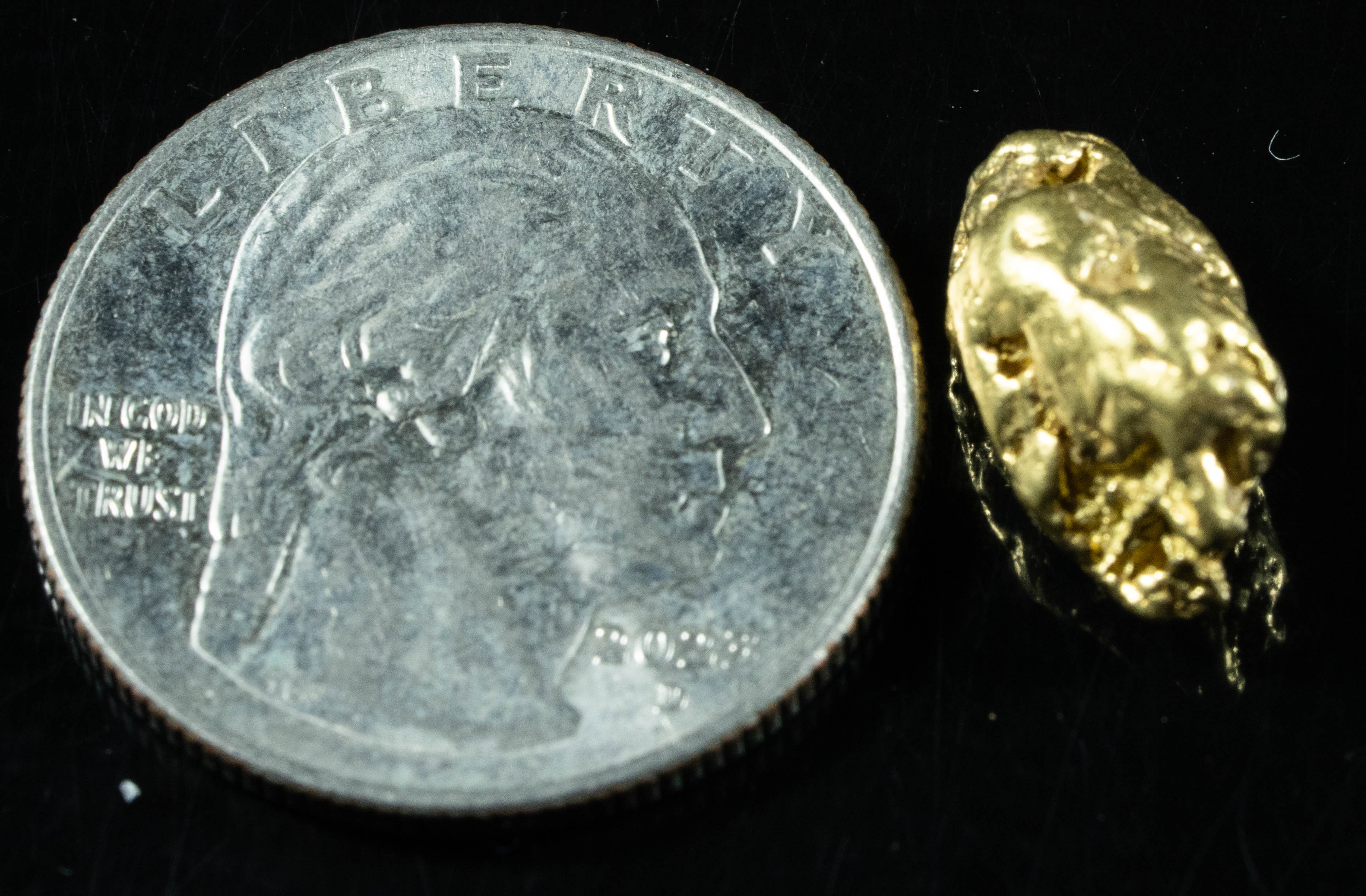 #207 Alaskan BC Natural Gold Nugget 4.75 Grams Genuine