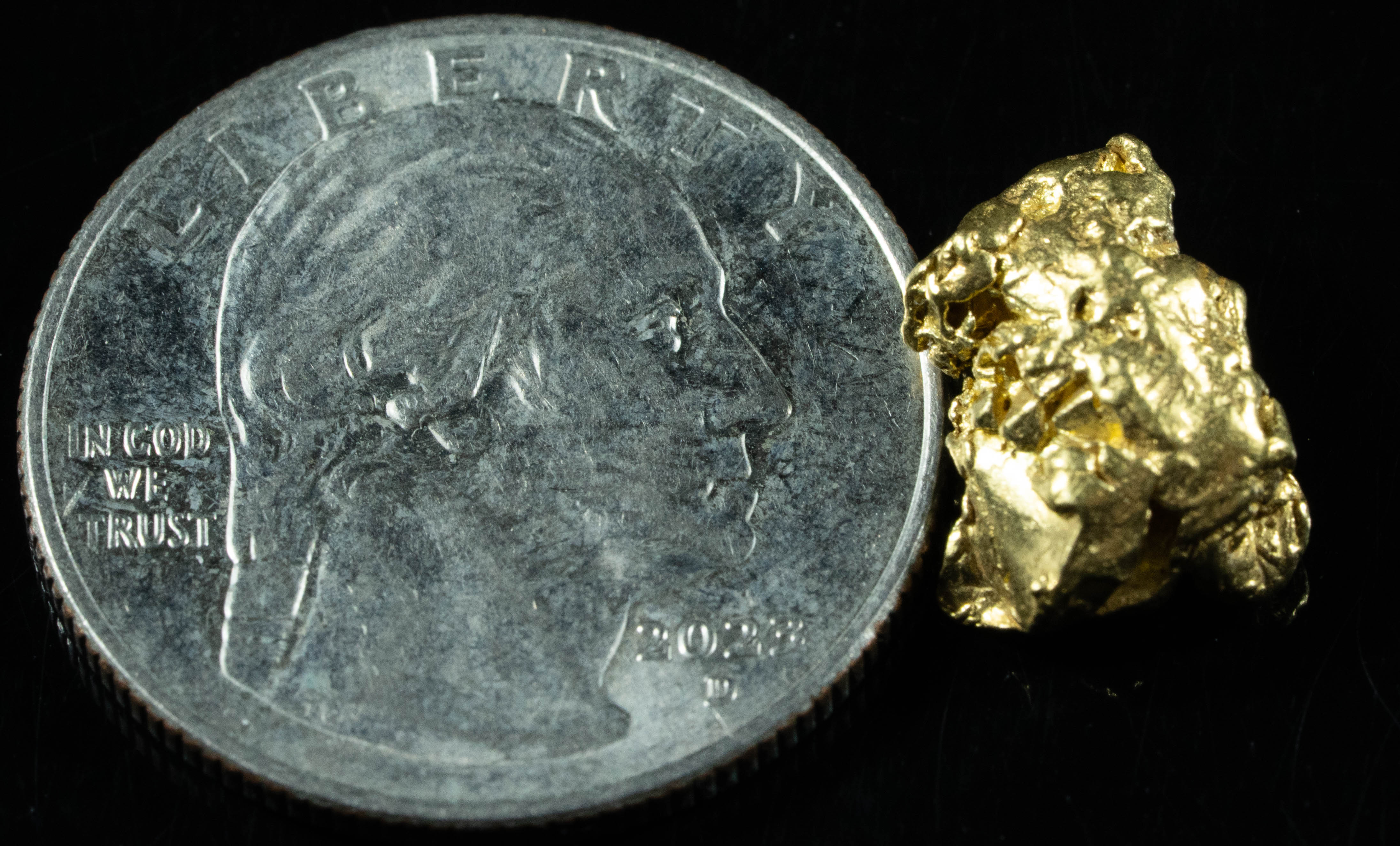 #209 Alaskan BC Natural Gold Nugget 3.09 Grams Genuine