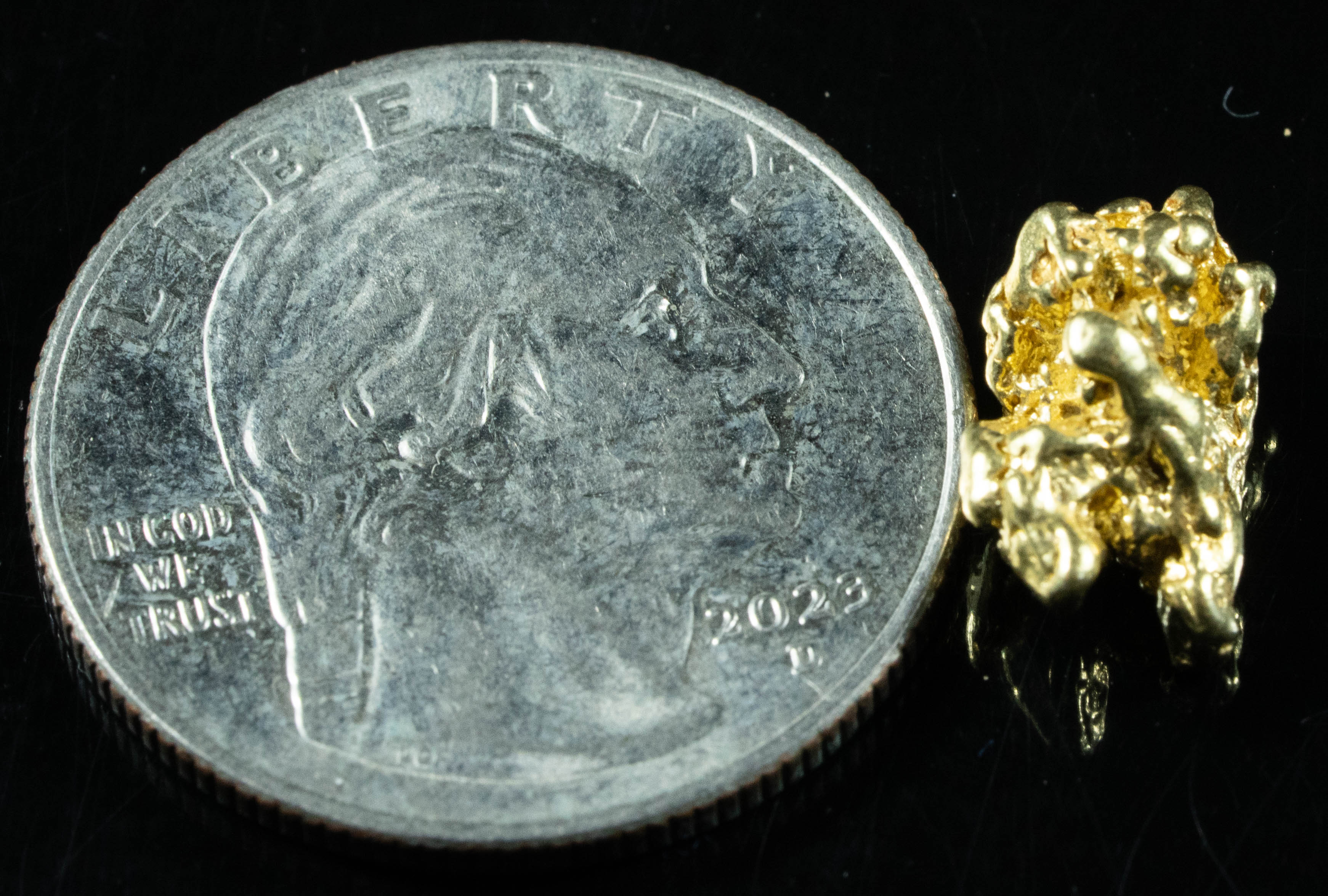 #211 Alaskan BC Natural Gold Nugget 2.44 Grams Genuine