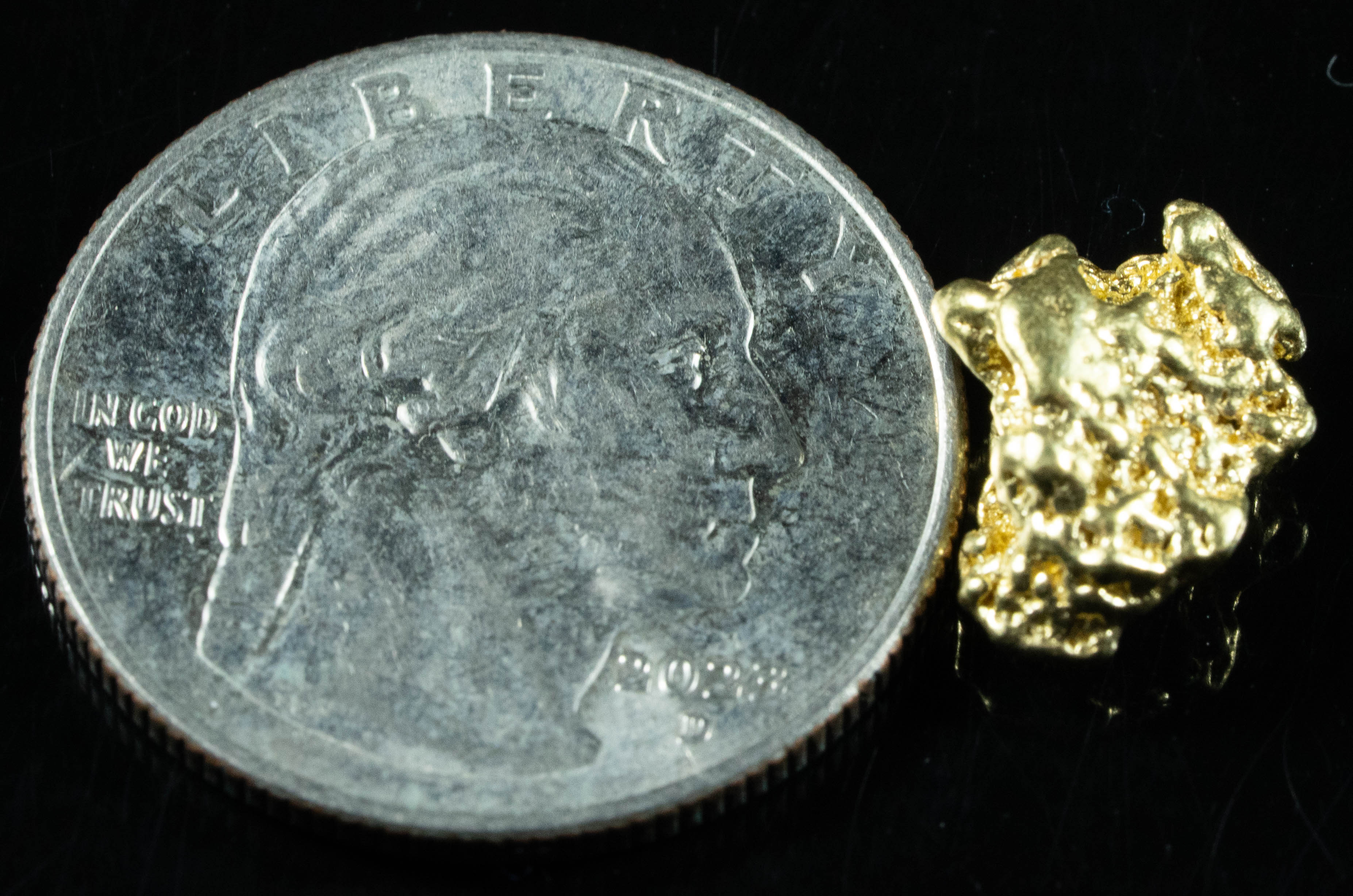 #212 Alaskan BC Natural Gold Nugget 2.41 Grams Genuine