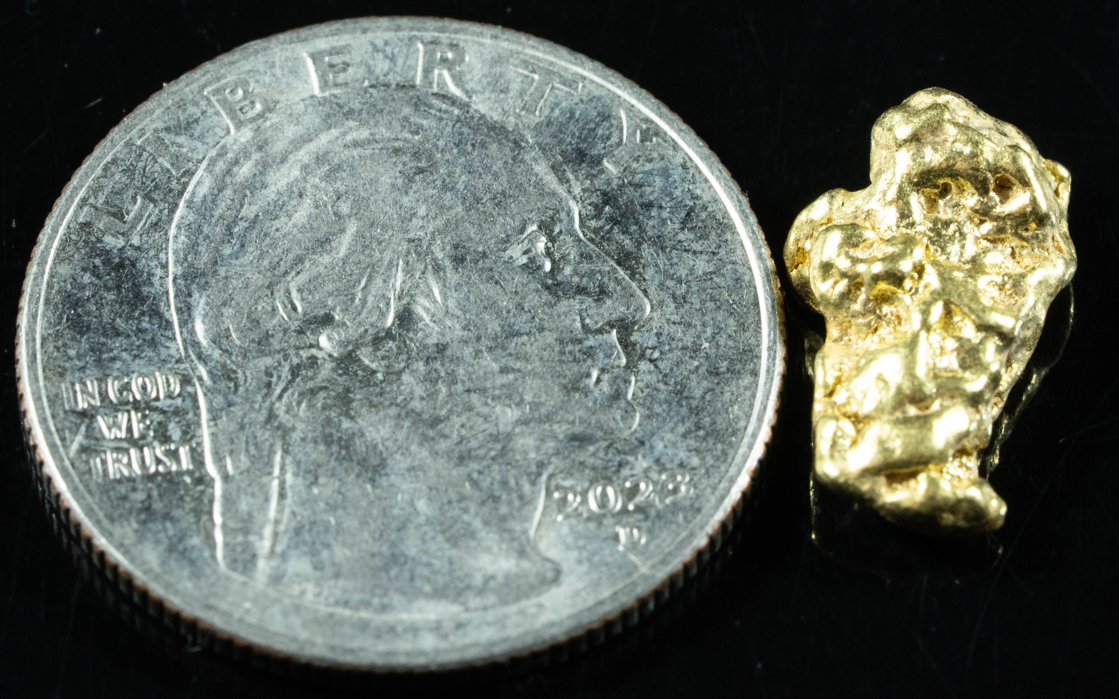 #215 Alaskan BC Natural Gold Nugget 2.58 Grams Genuine