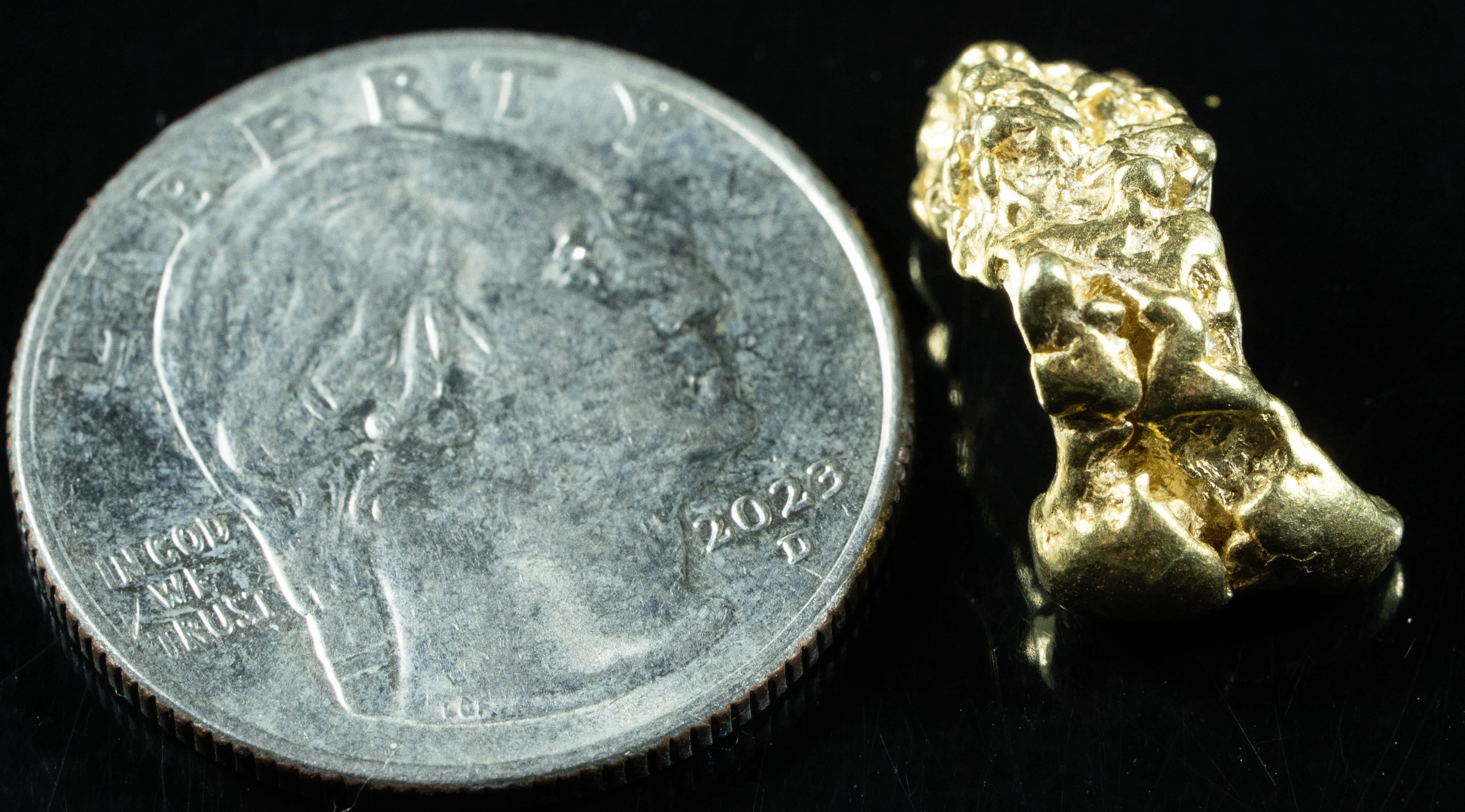 #216 Alaskan BC Natural Gold Nugget 4.83 Grams Genuine