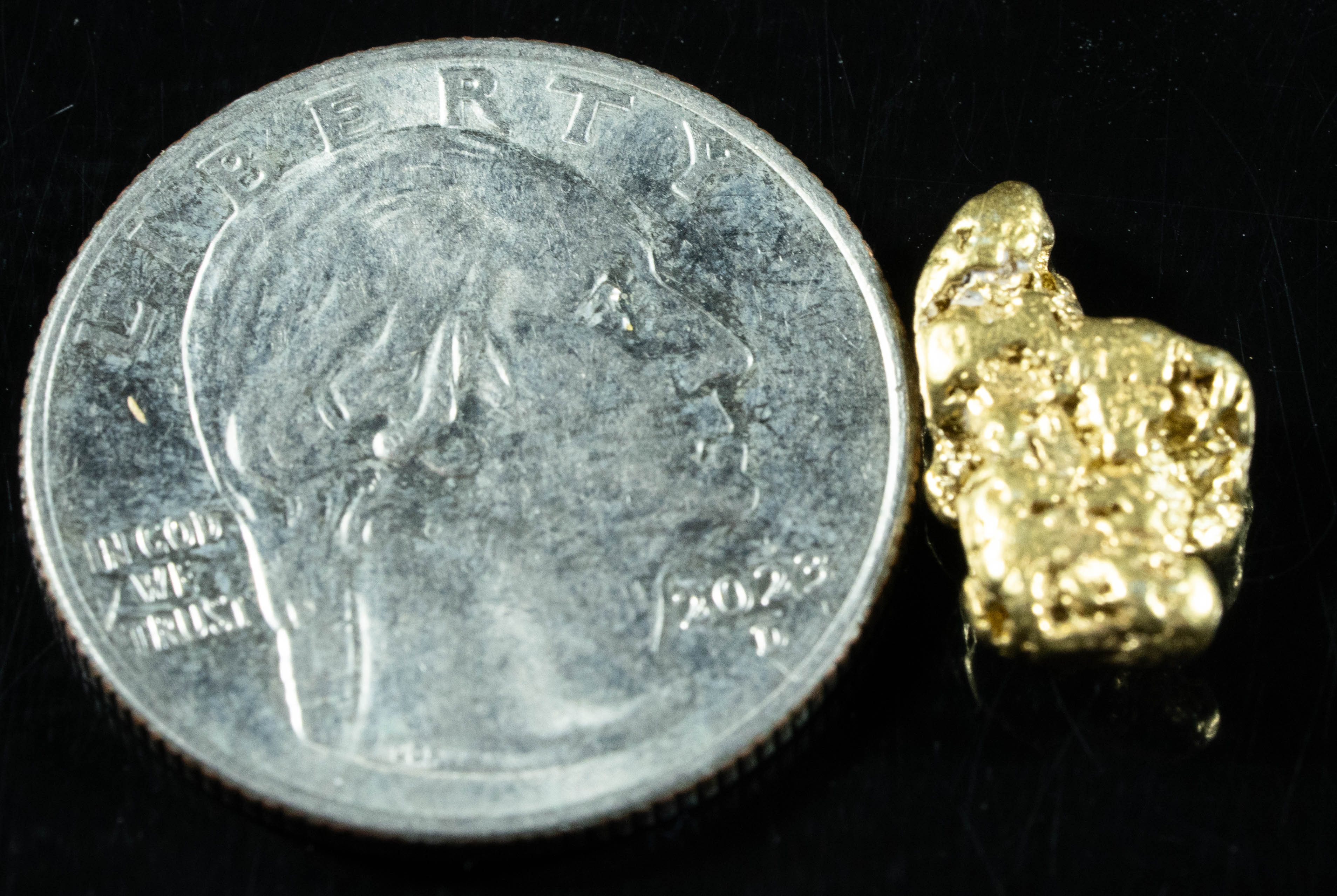 #223 Alaskan BC Natural Gold Nugget 3.04 Grams Genuine