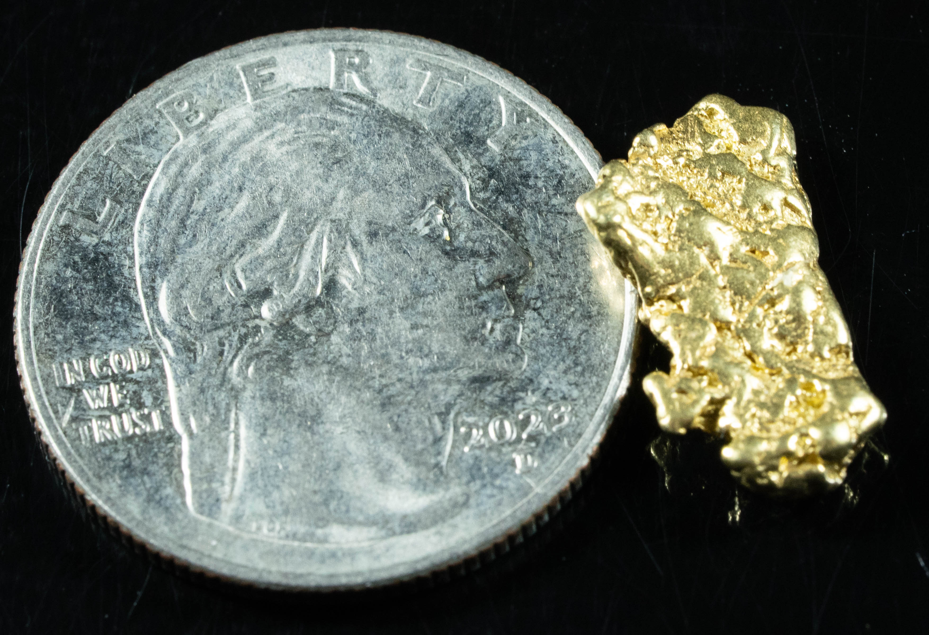 #226 Alaskan BC Natural Gold Nugget 3.40 Grams Genuine