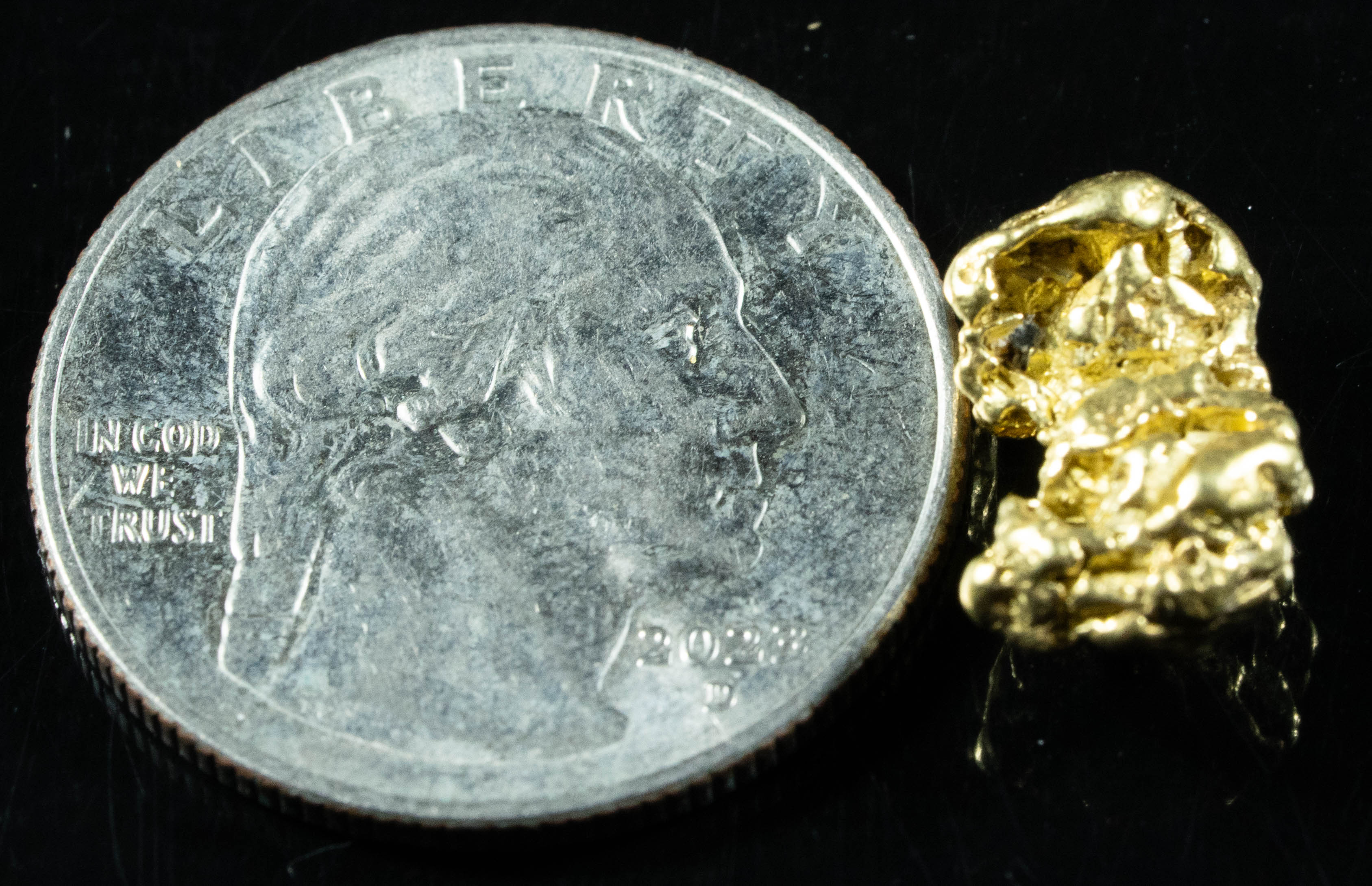 #230 Alaskan BC Natural Gold Nugget 3.33 Grams Genuine