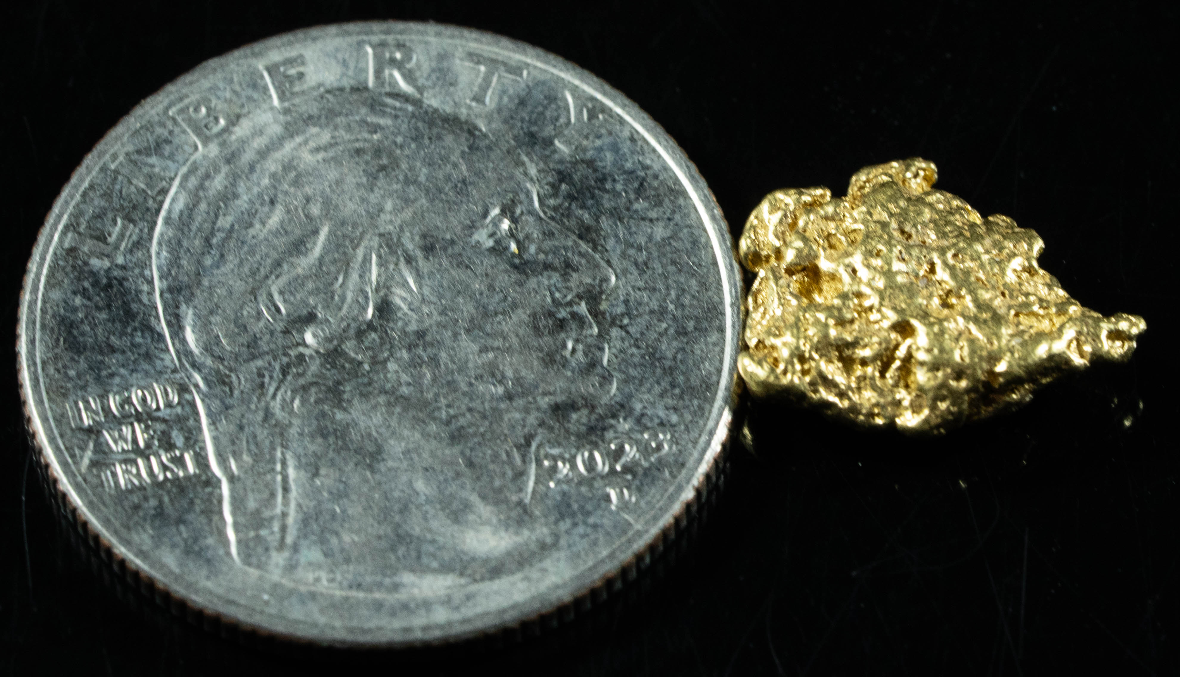 #236 Alaskan BC Natural Gold Nugget 2.84 Grams Genuine