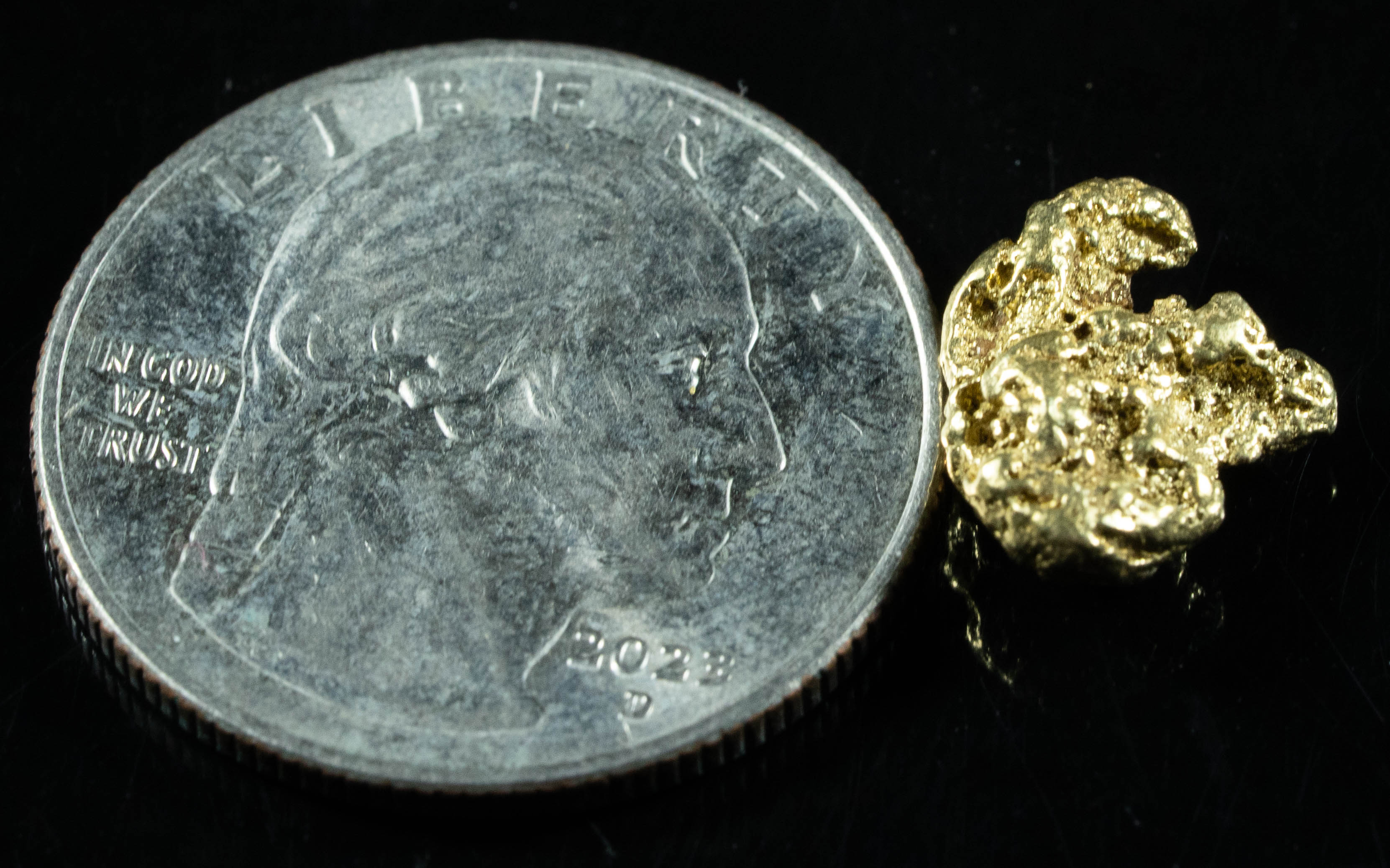 #239 Alaskan BC Natural Gold Nugget 2.17 Grams Genuine