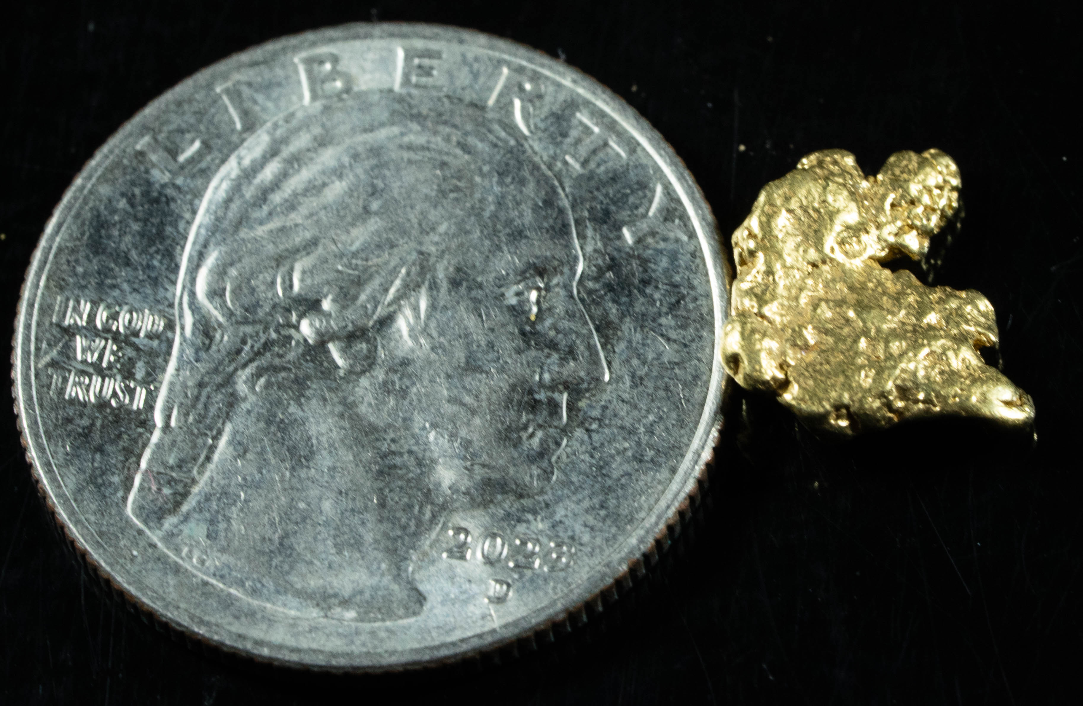 #240 Alaskan BC Natural Gold Nugget 2.12 Grams Genuine