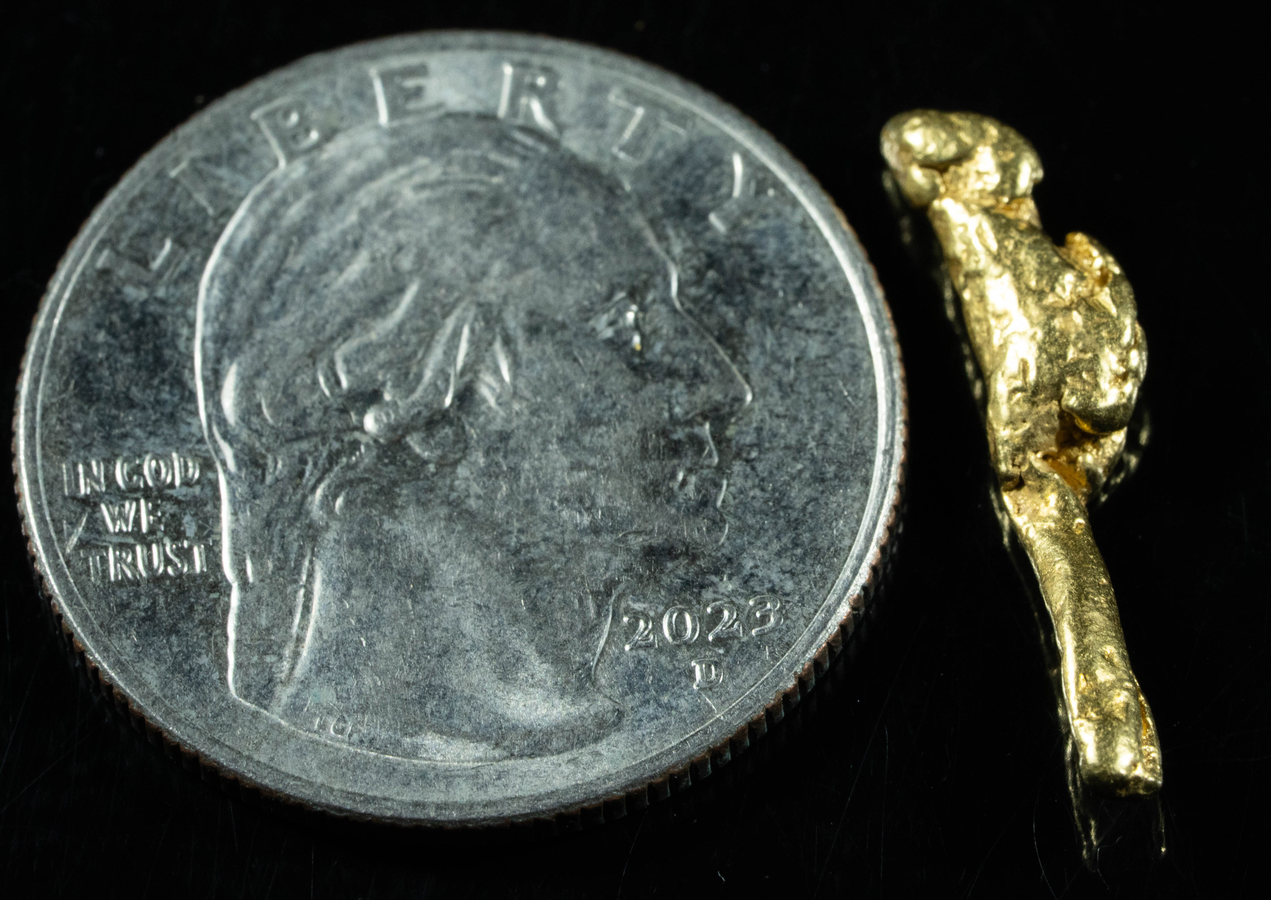 #1 Alaskan BC Natural Gold Nugget 1.70 Grams Genuine